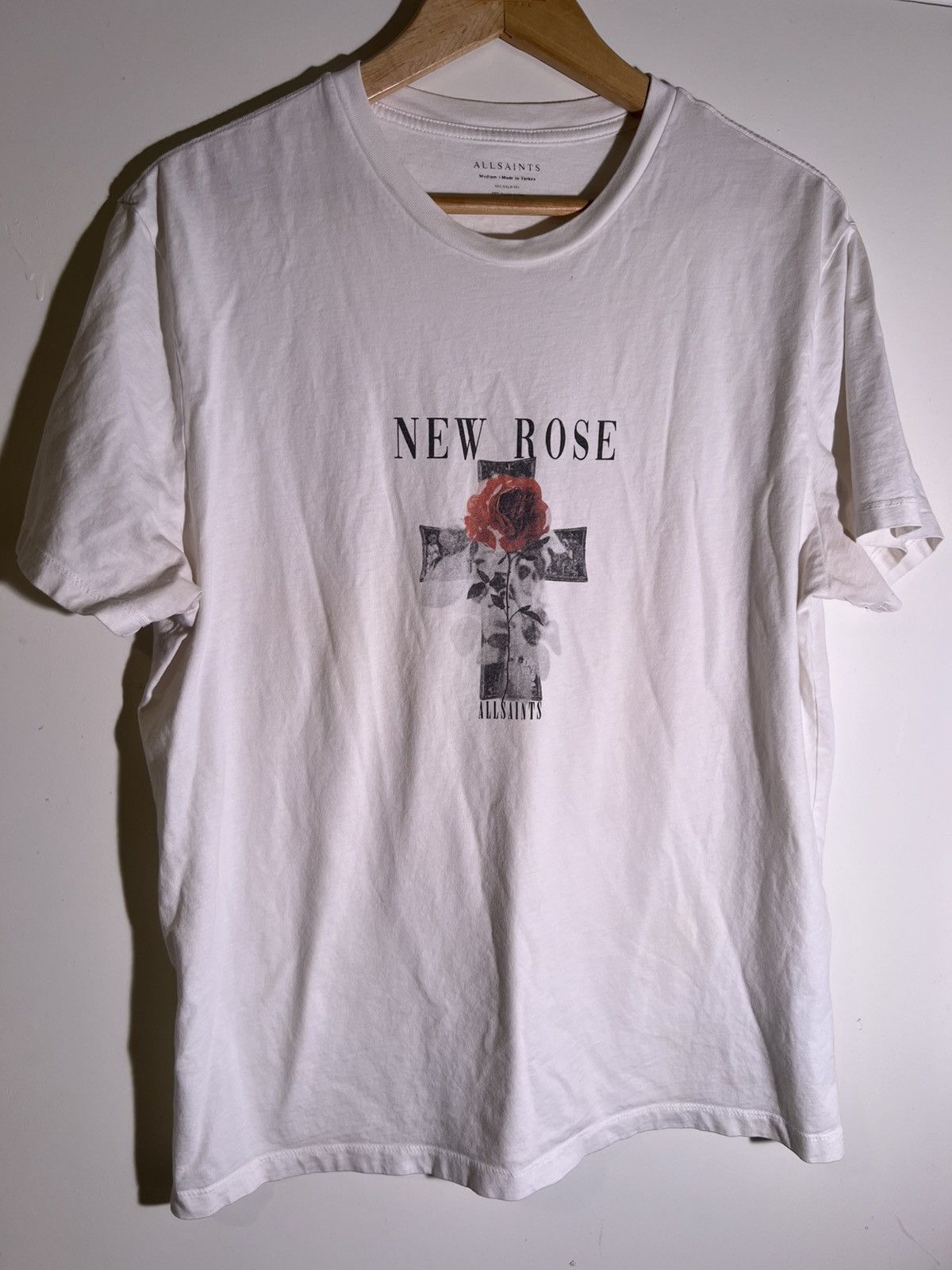 Allsaints New Rose Cross Streetwear Designer Retro T-Shirts, Hoodie, Sweatshirt