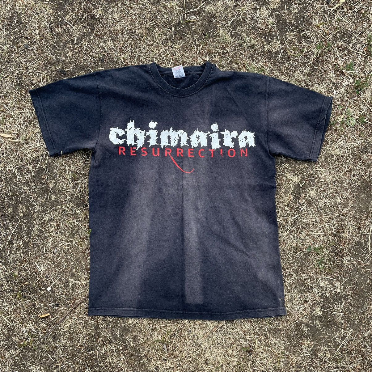 Vintage Y2k Faded Chimaira Tour Tee Art Band Rock Streetwear Hoodie, Sweatshirt | PodTeesHub.com
