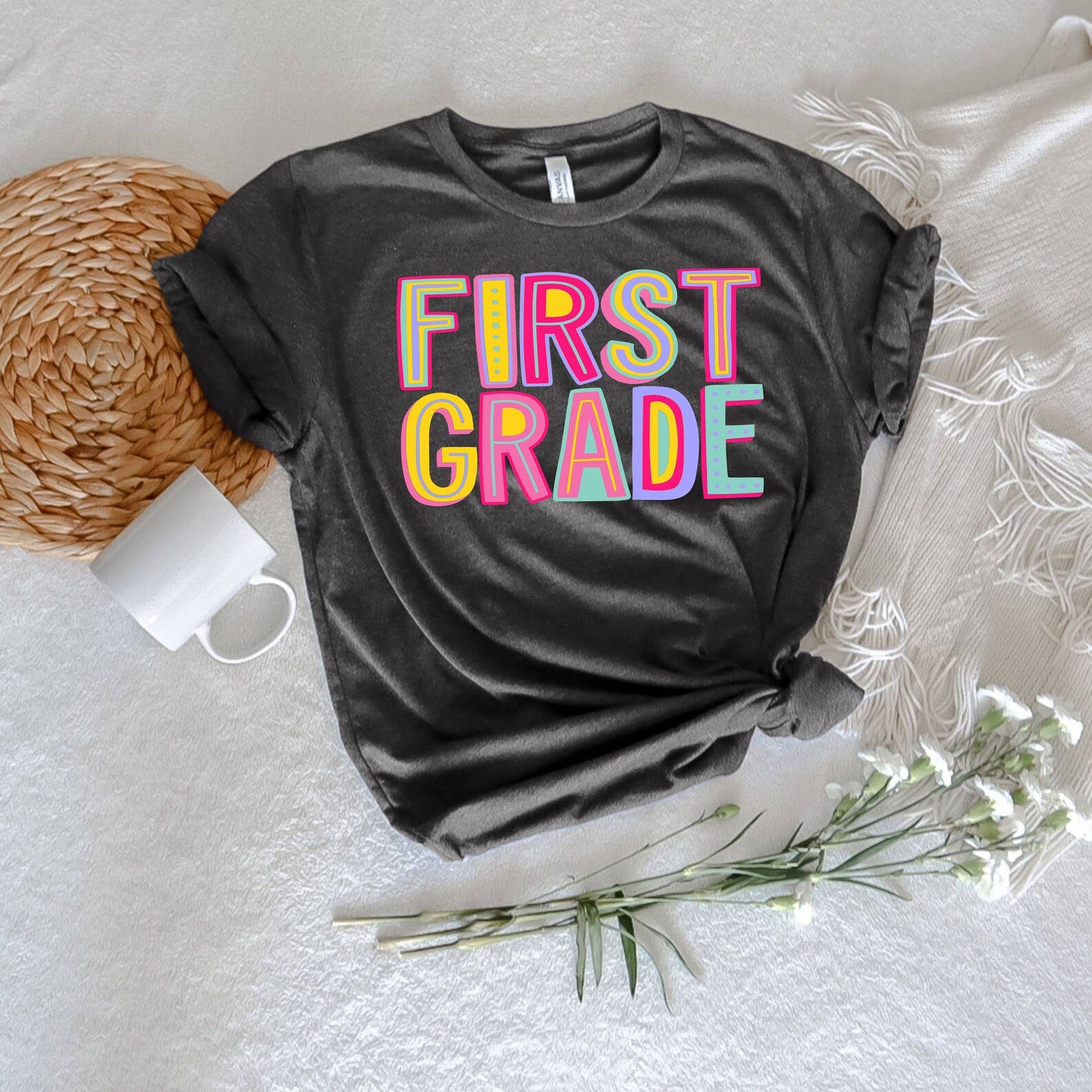 Hello First Grade T-Shirt Hoodie, Sweatshirt | PodTeesHub.com