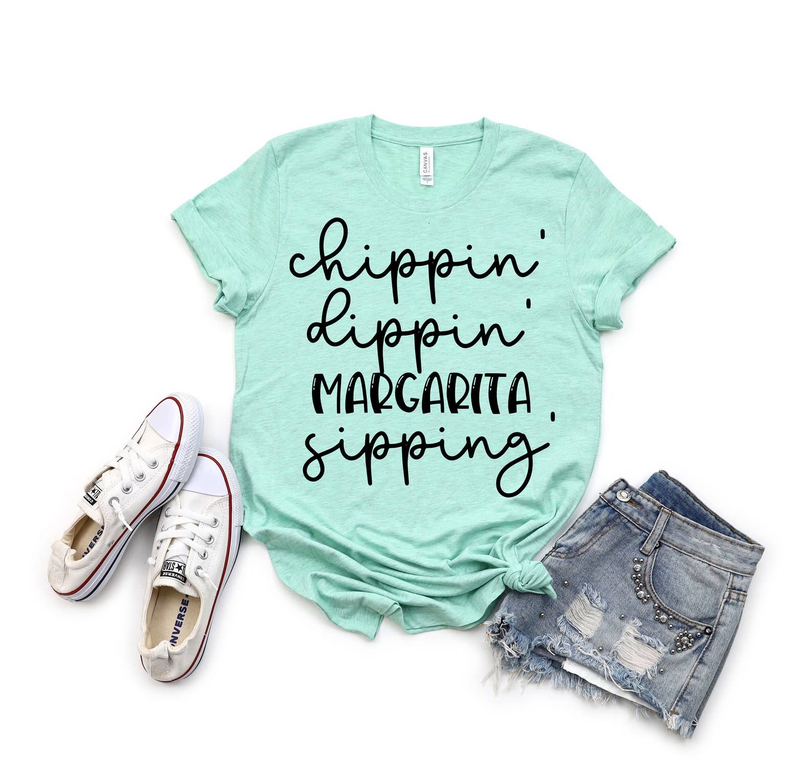 Chippin Dippin Margarita Sipping T-Shirt Hoodie, Sweatshirt | PodTeesHub.com