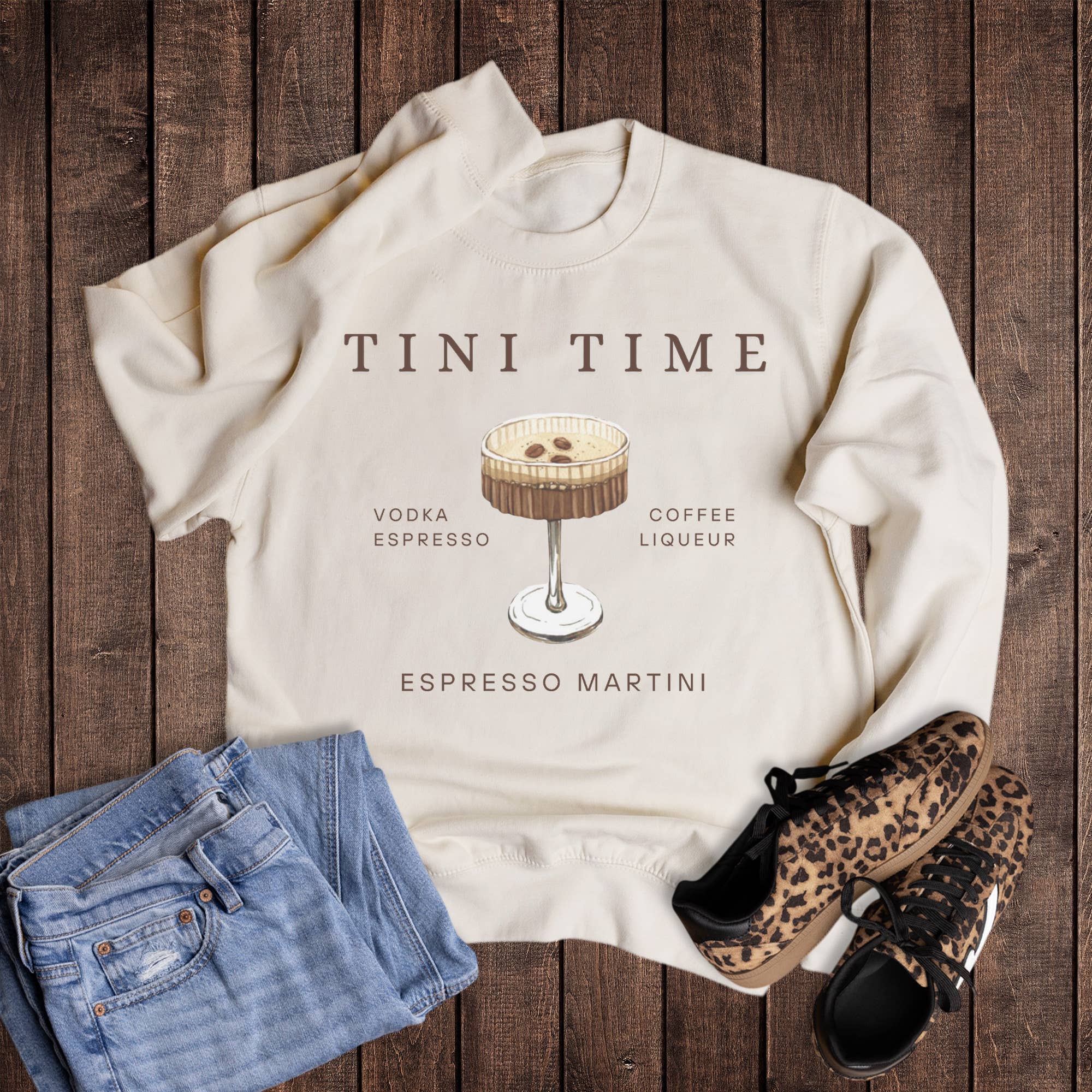 Espresso Tini Time Sweatshirt T-Shirts, Hoodie | PodTeesHub.com