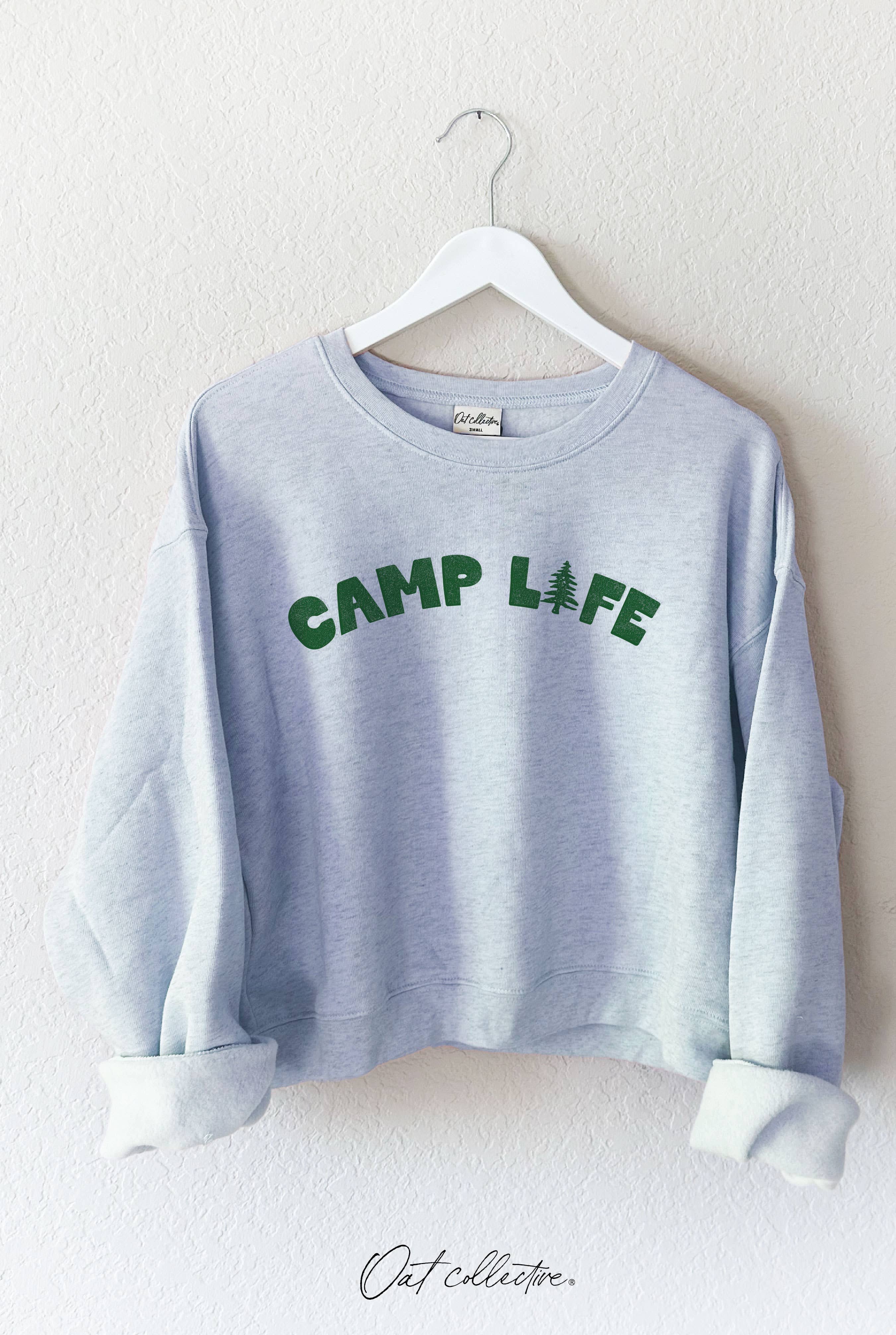 Camp Life Mid Graphic Sweatshirt T-Shirts, Hoodie | PodTeesHub.com