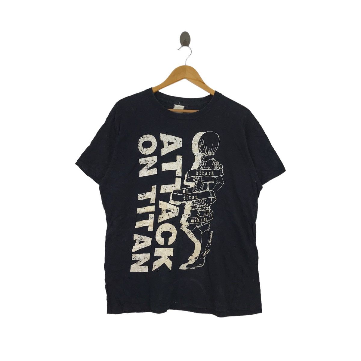 Vintage Vtg Attack On Titan Anime Hajime Isayama Manga Tee Shirt Hoodie, Sweatshirt | PodTeesHub.com