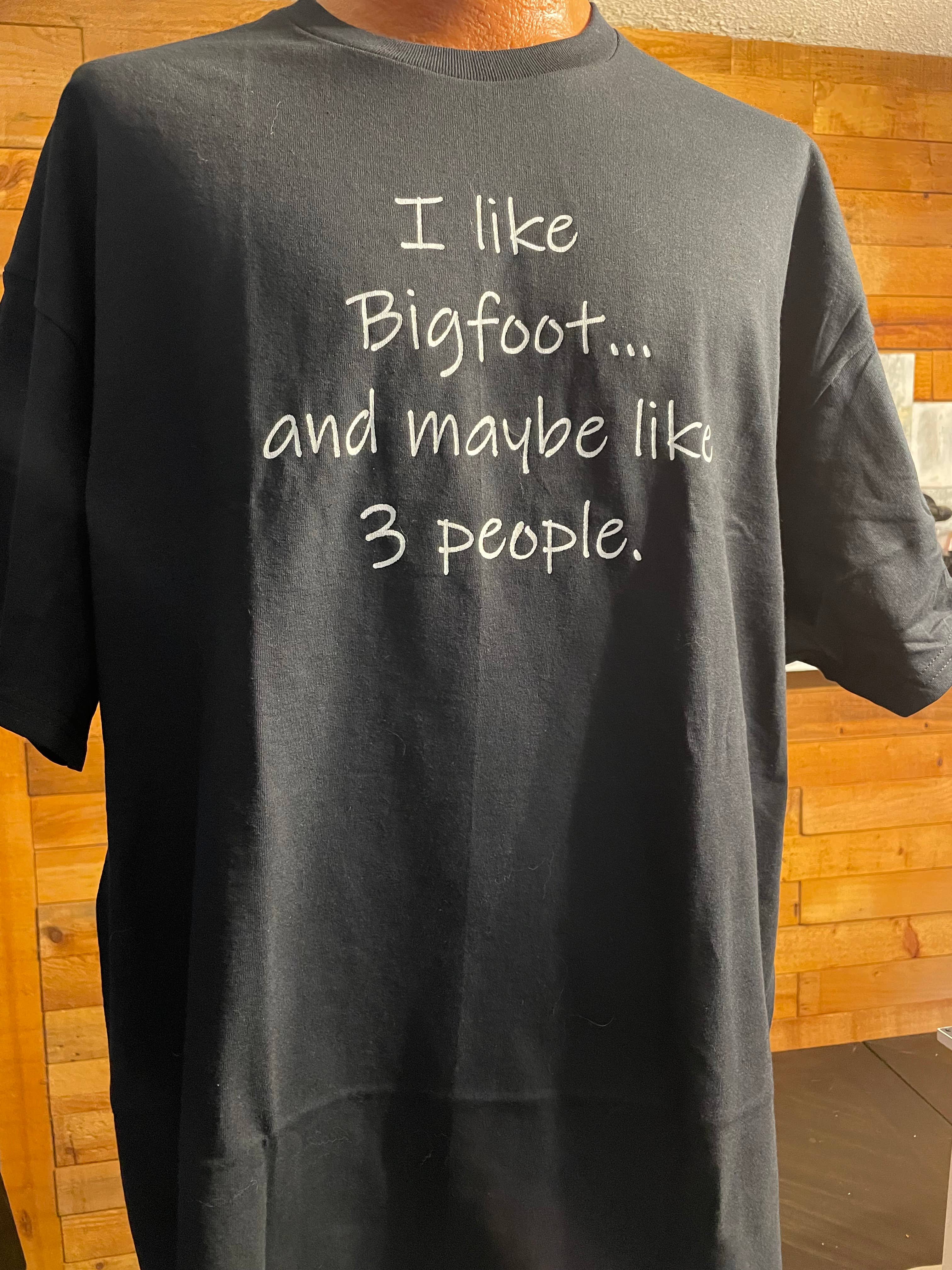 I Like Bigfoot T-Shirt (Black) Hoodie, Sweatshirt | PodTeesHub.com