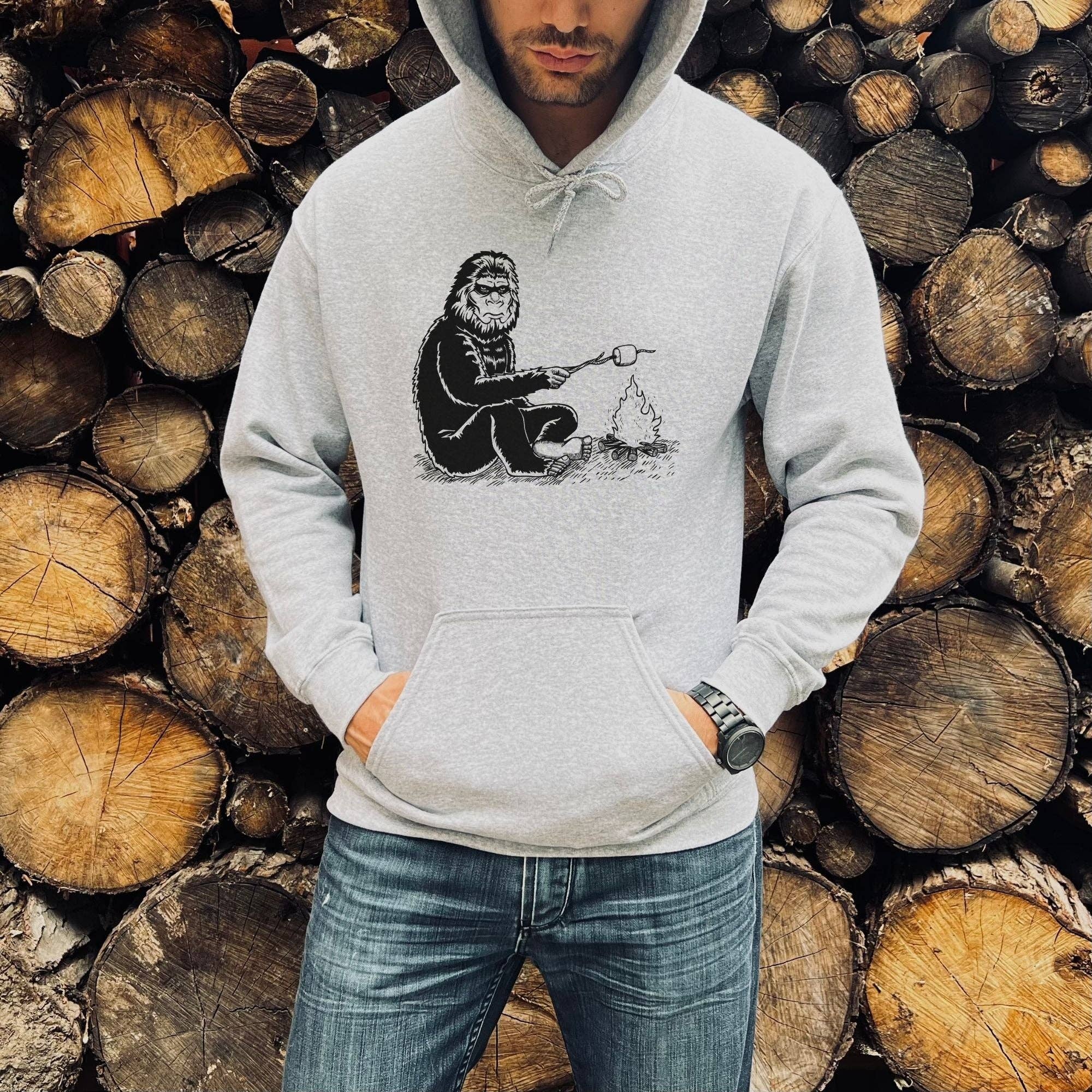 Sasquatch Bigfoot Marshmallow Unisex Hoodie/Crewneck #2 T-Shirts, Sweatshirt | PodTeesHub.com