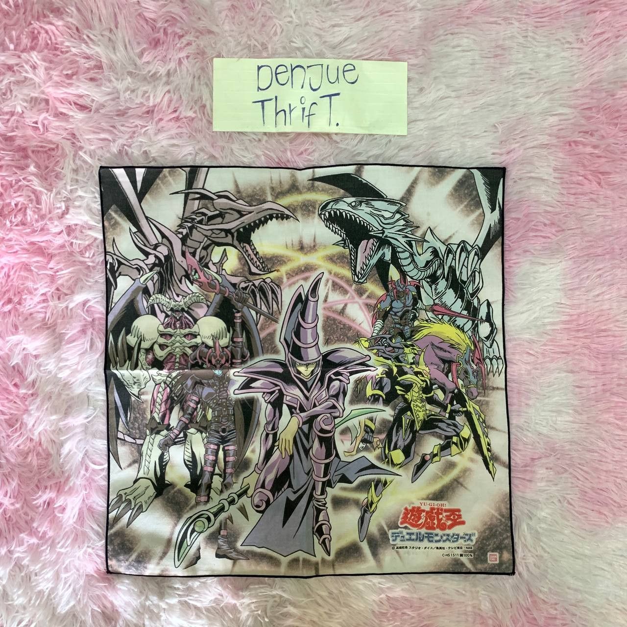 Japanese Brand X Vintage Rare Vintage Yu Gi Oh Handkerchief Bandana Anime Manga T-Shirts, Hoodie, Sweatshirt | PodTeesHub.com