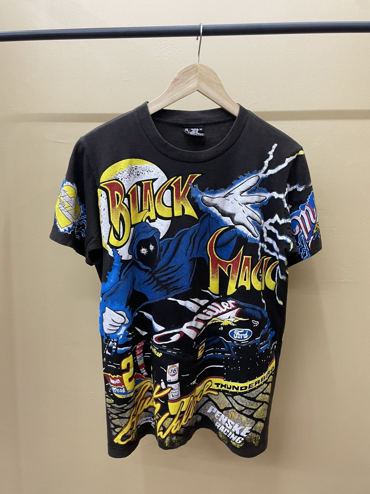 Vintage Nascar Overprint Black Magic T-Shirts, Hoodie, Sweatshirt | PodTeesHub.com