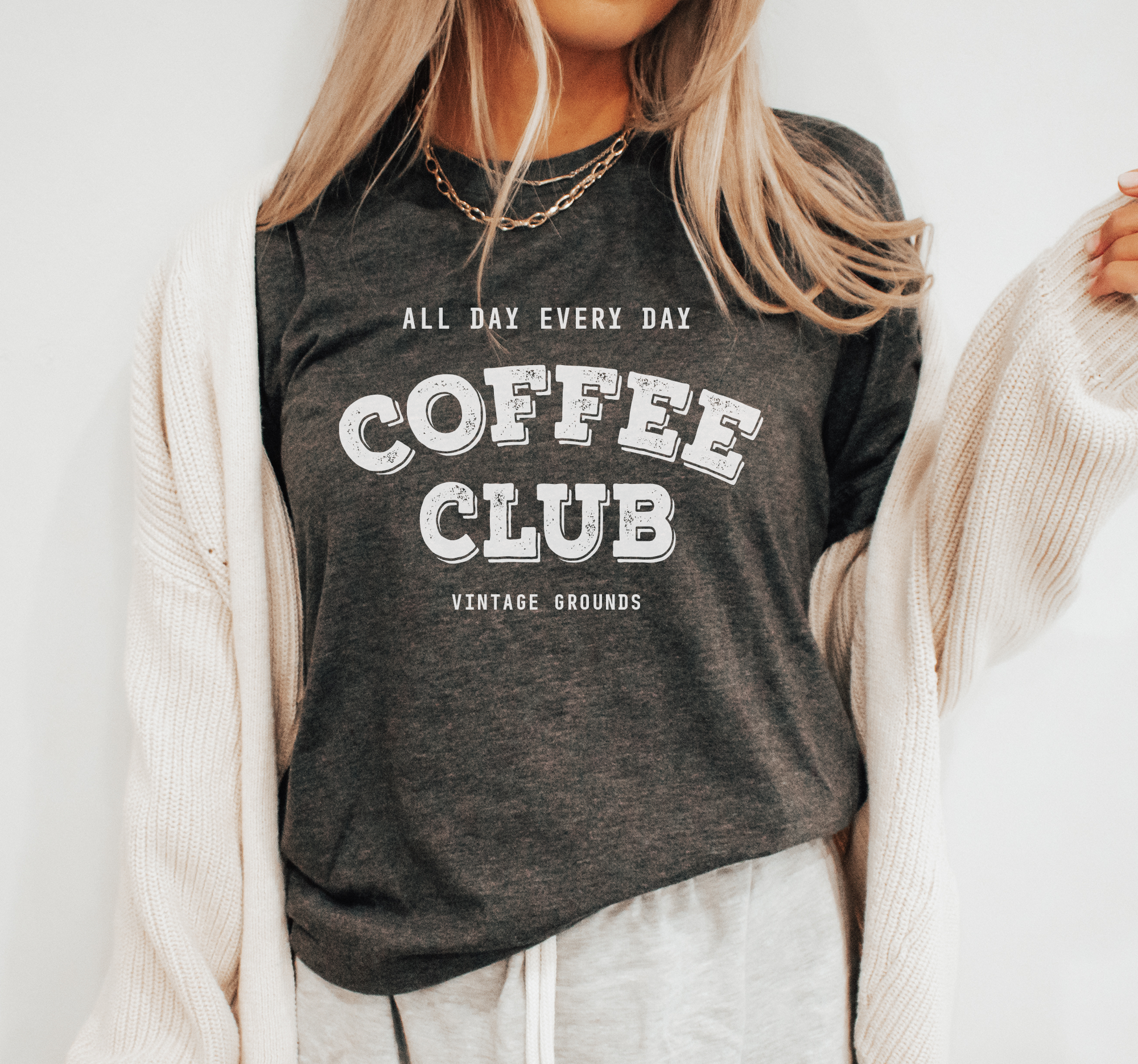 Custom Coffee Club Shirt, Personalized Coffee Shop Tee Hoodie, Sweatshirt | PodTeesHub.com