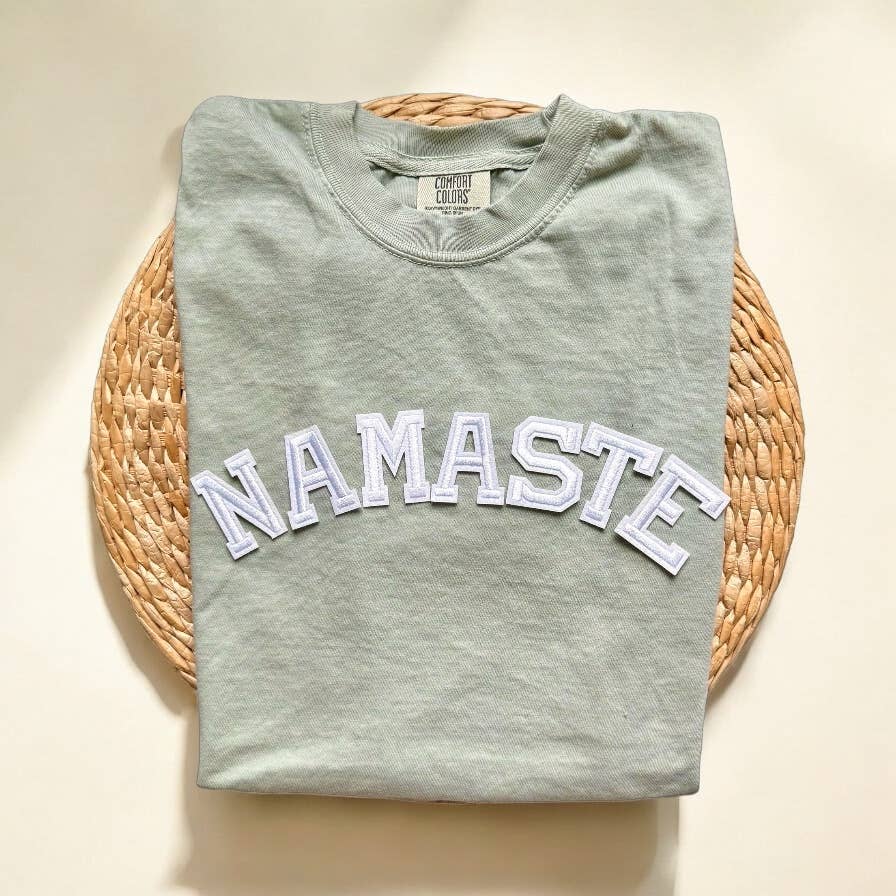 Comfort Colors Namaste Shirt, Yoga Shirt Hoodie, Sweatshirt | PodTeesHub.com