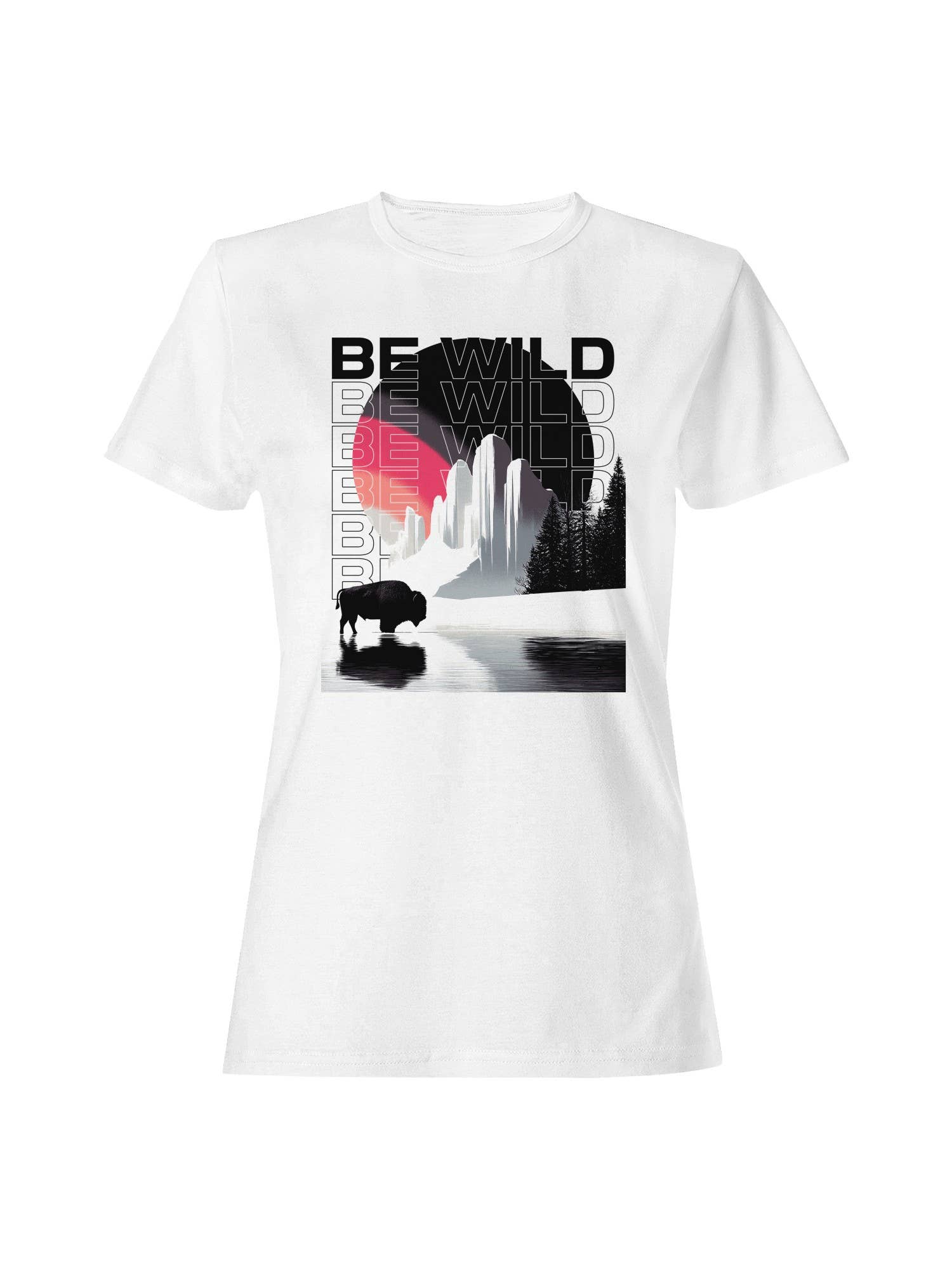 Be Wild: Majestic Canyon Sunset Women's T-Shirt Hoodie, Sweatshirt | PodTeesHub.com