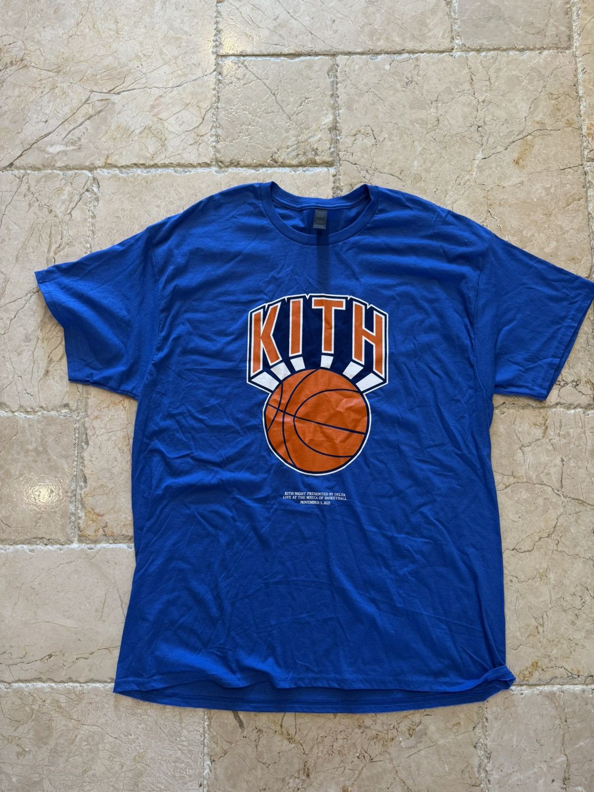 Nba Kith X Ny Knicks Collab Graphic Tee Hoodie, Sweatshirt | PodTeesHub.com