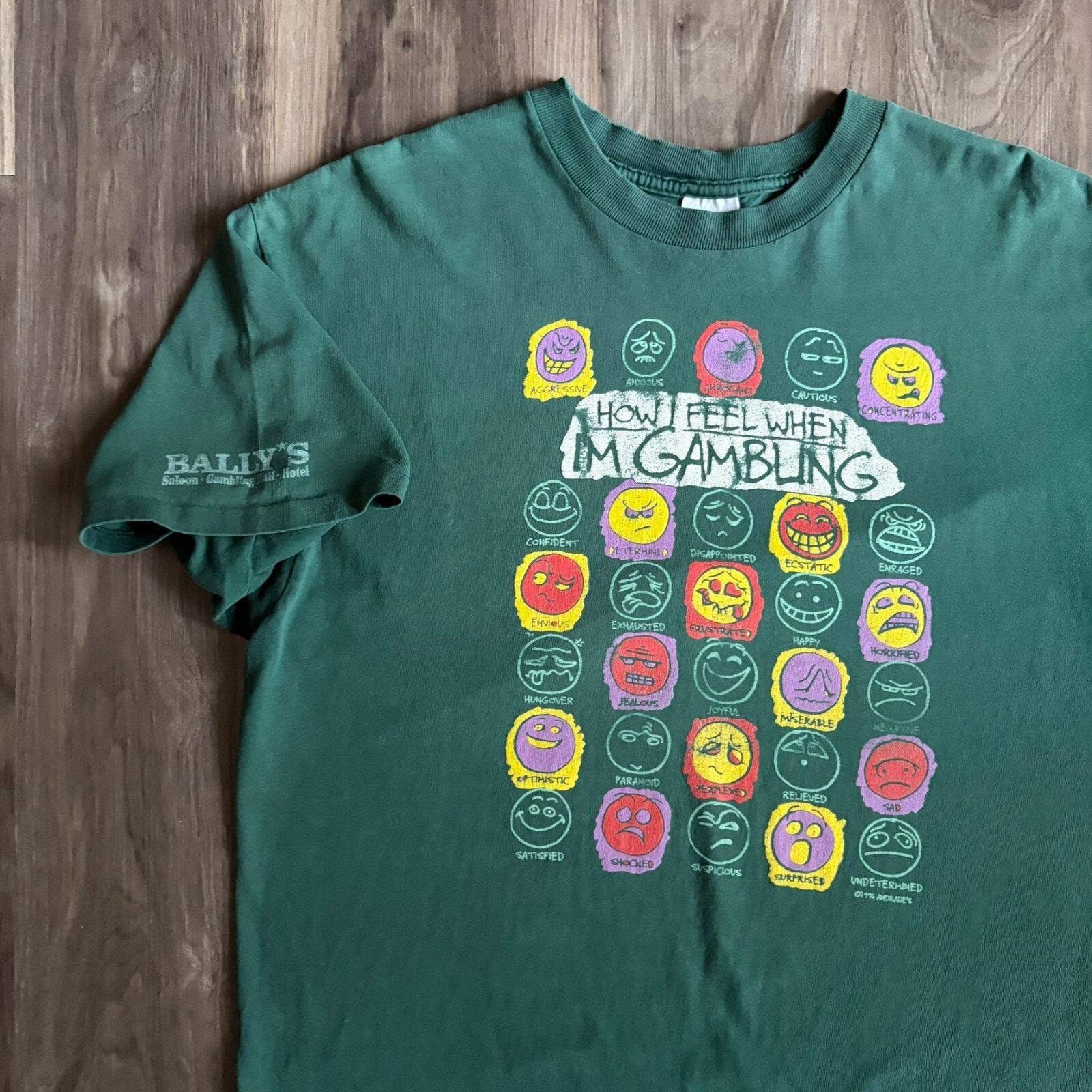 Vintage Smiley Faces T Shirt How I Feel When I M Gambling Hoodie, Sweatshirt | PodTeesHub.com