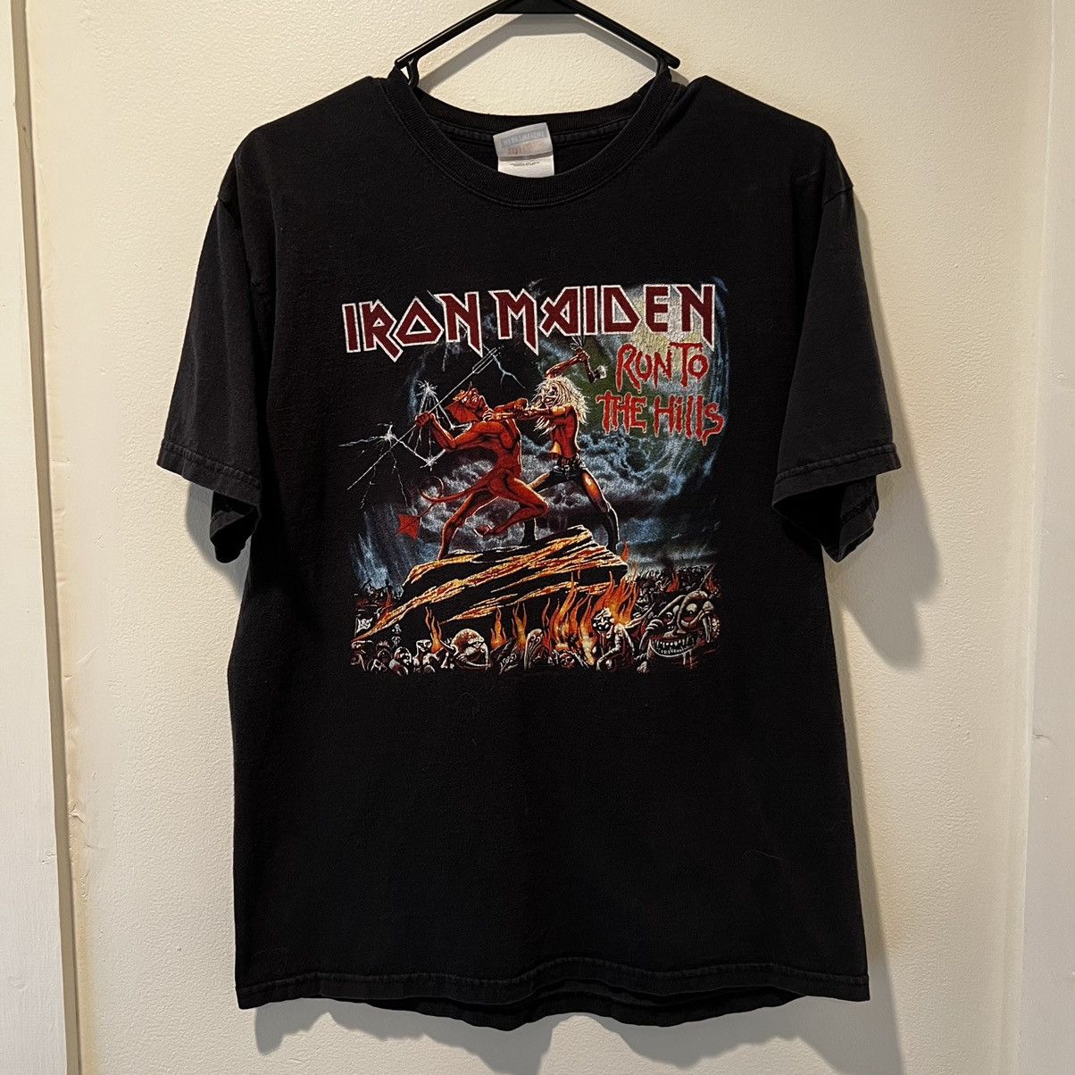 Vintage Iron Maiden Run For Your Lives Double Sided T Shirt Hoodie, Sweatshirt | PodTeesHub.com