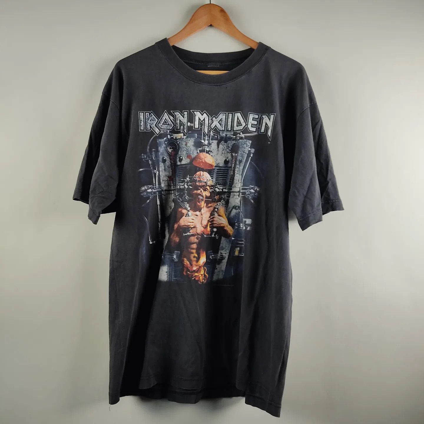 Iron Maiden X Vintage 1995 Iron Maiden The X Factor T-Shirts, Hoodie, Sweatshirt | PodTeesHub.com