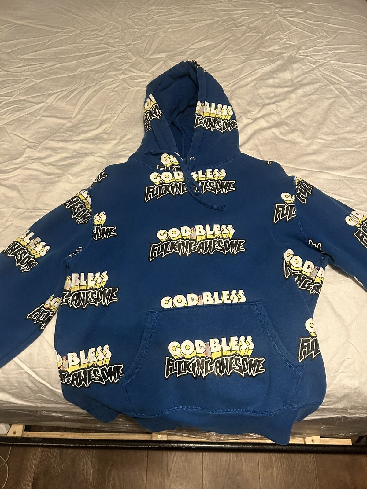 Fucking Awesome X Vintage God Bless Fucking Awesome All Over Print T-Shirts, Hoodie, Sweatshirt | PodTeesHub.com