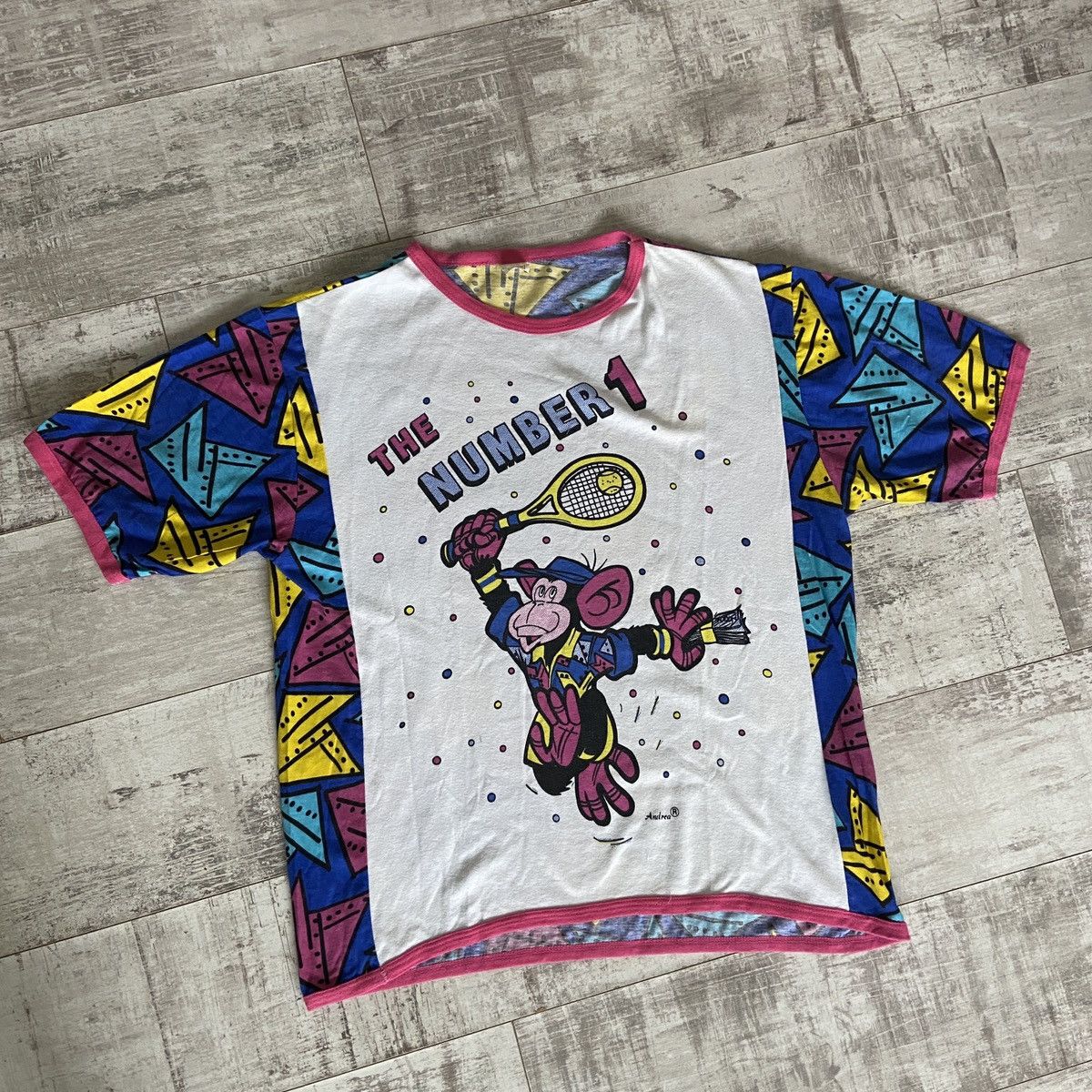 Vintage 80s The Number One Monkey Tennis Funny T Shirt Hoodie, Sweatshirt | PodTeesHub.com