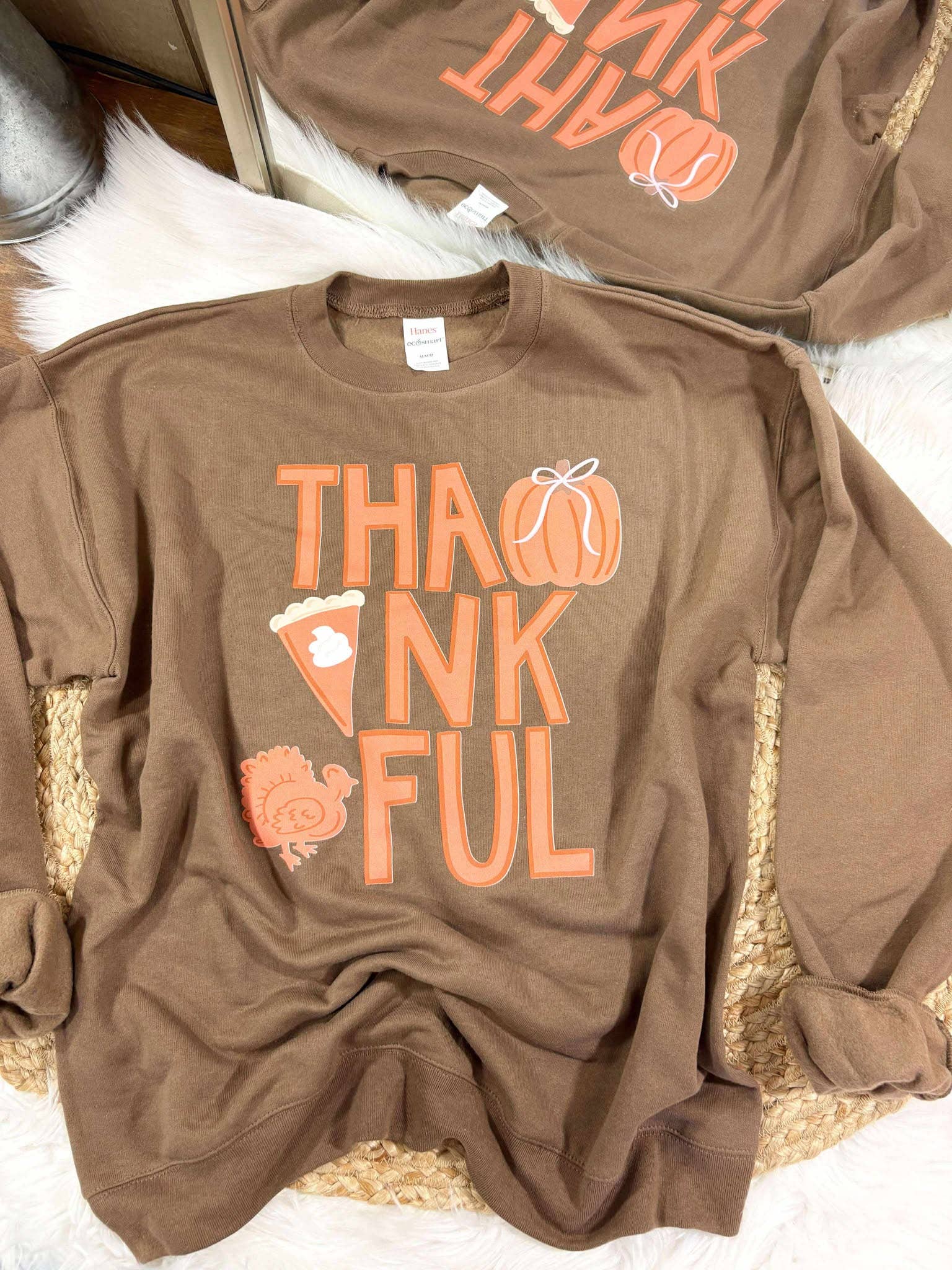 Thankful Pie and Pumpkin Graphic Sweatshirt T-Shirts, Hoodie | PodTeesHub.com