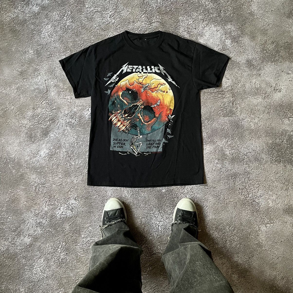 Vintage Y2k Metallica Dead Face 666 Devil Creepy Horror Tee Hoodie, Sweatshirt | PodTeesHub.com