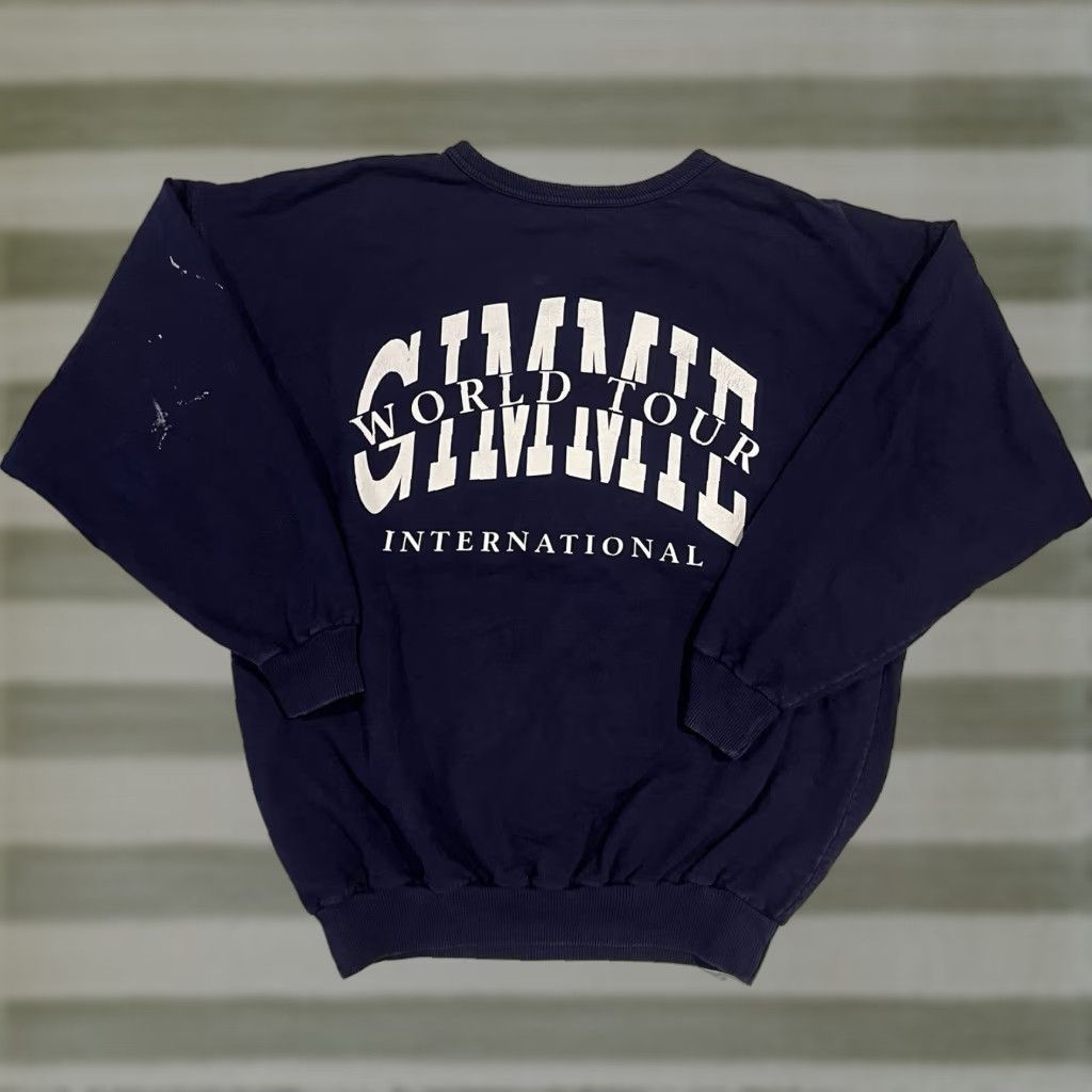 Vintage Gab Sweatshirt Crewneck Unisex Adults L Multicolor Graphic Print 90s 80s World Tour T-Shirts, Hoodie | PodTeesHub.com