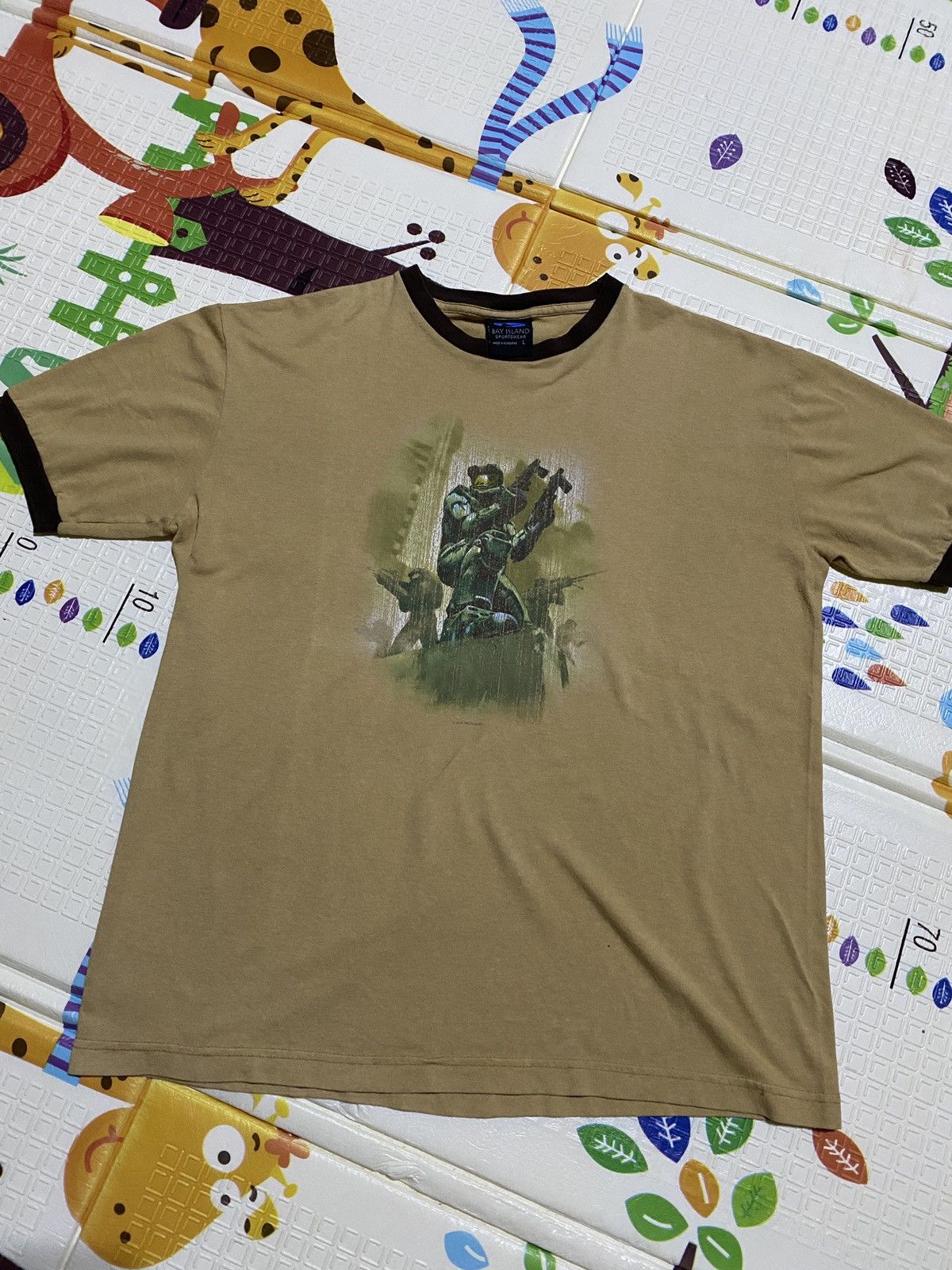 Halo 2 2004 Master Chief Ringer Tee Vintage Xbox Hoodie, Sweatshirt | PodTeesHub.com