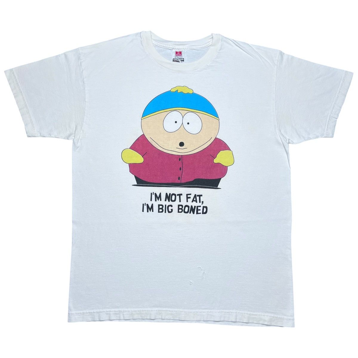 Vintage 1998 South Park Eric Cartman Big Boned Cartoon Graphic Tee Hoodie, Sweatshirt | PodTeesHub.com