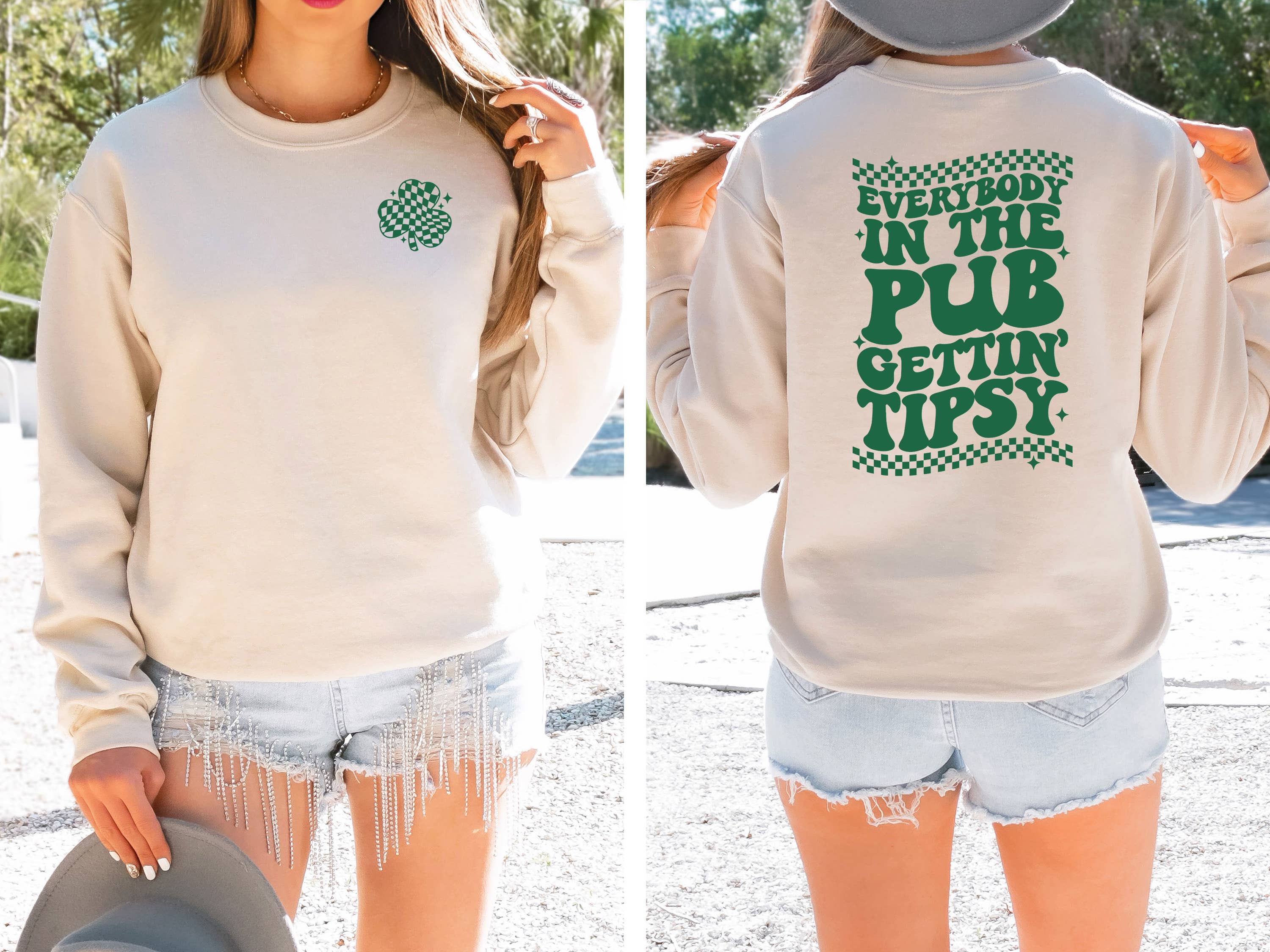 St. Patricks Day Sweatshirt, Graphic Apparel, in the Pub T-Shirts, Hoodie | PodTeesHub.com