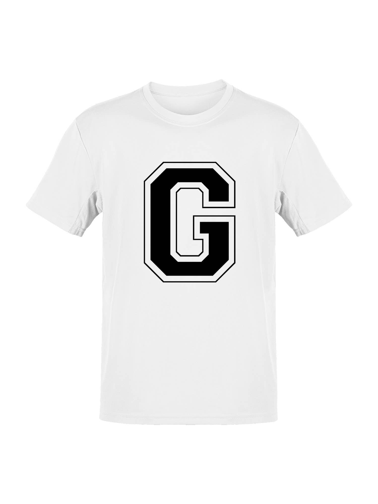 College Varsity Letter G Unisex T-Shirt Men's T-Shirt Hoodie, Sweatshirt | PodTeesHub.com