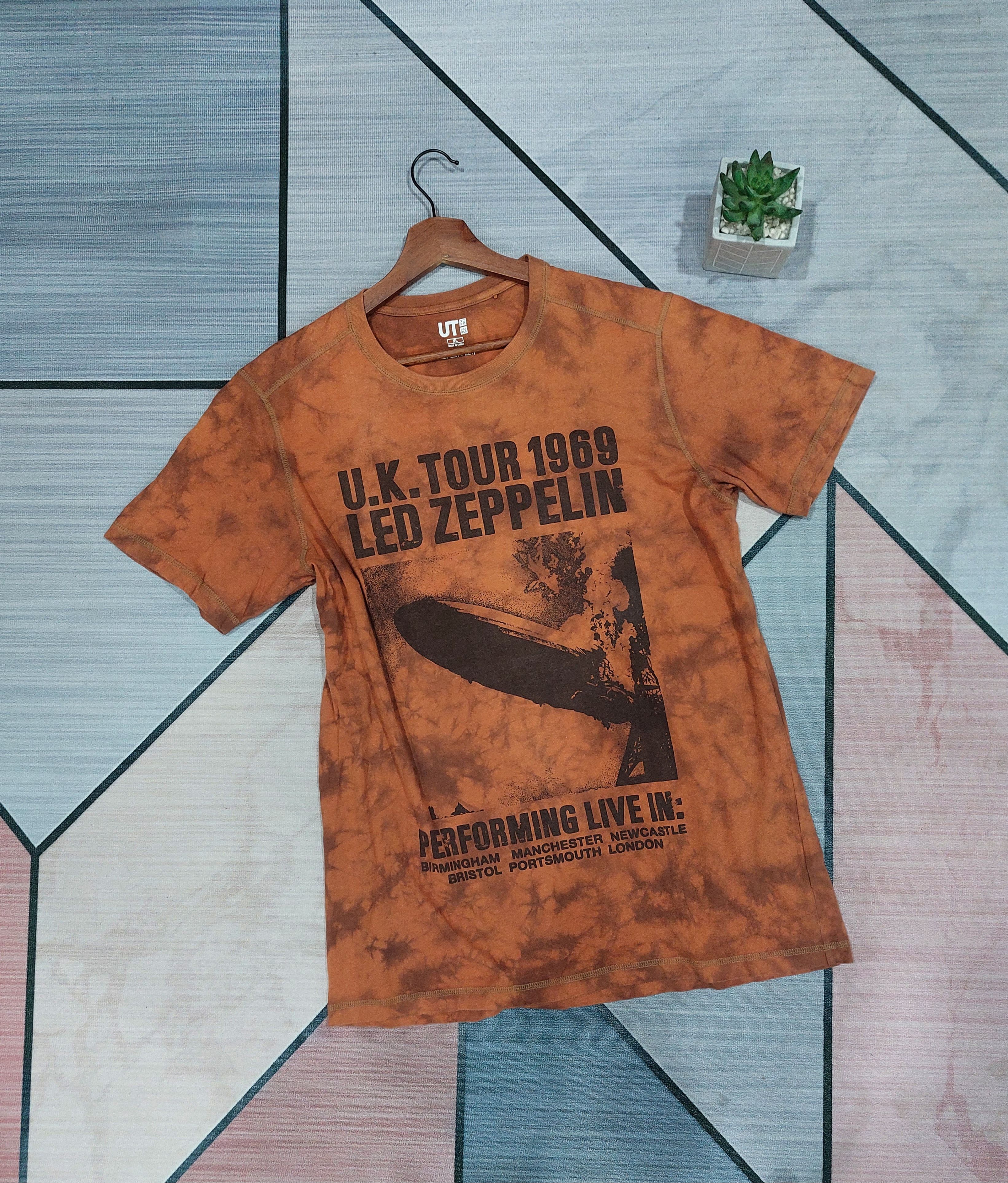 Japanese Brand X Led Zeppelin Led Zepplin Tie Dye Tour 1969 T-Shirts, Hoodie, Sweatshirt | PodTeesHub.com
