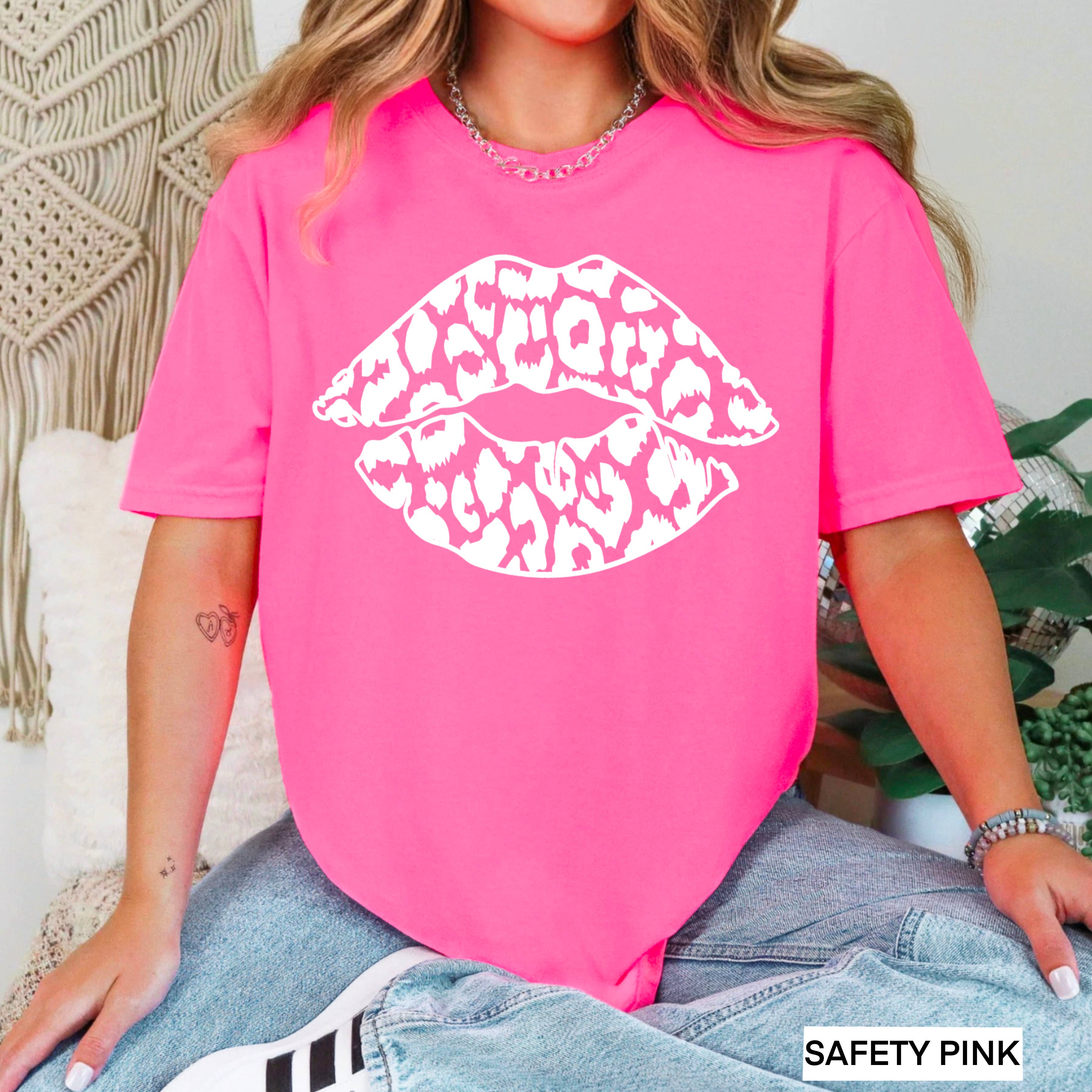 Leopard Lips Graphic Shirt  | Gildan Hoodie, Sweatshirt | PodTeesHub.com