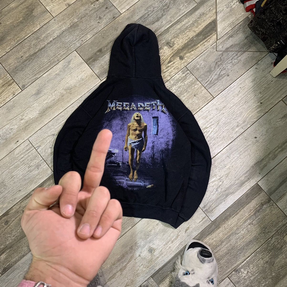Megadeth Offers Man In Diaper Hoodie T-Shirts, Sweatshirt | PodTeesHub.com