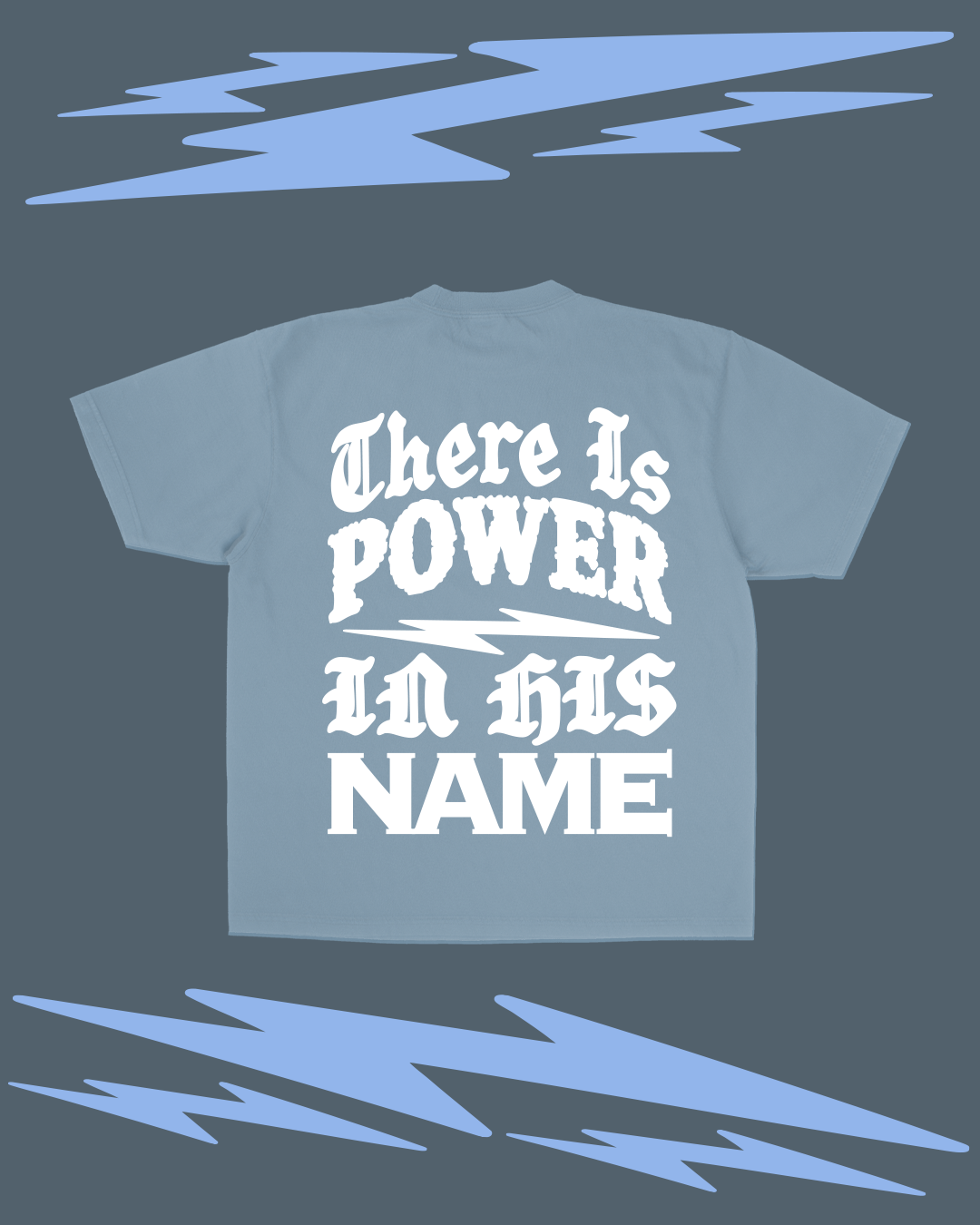 New || "There Is Power in His Name" Tee Hoodie, Sweatshirt | PodTeesHub.com