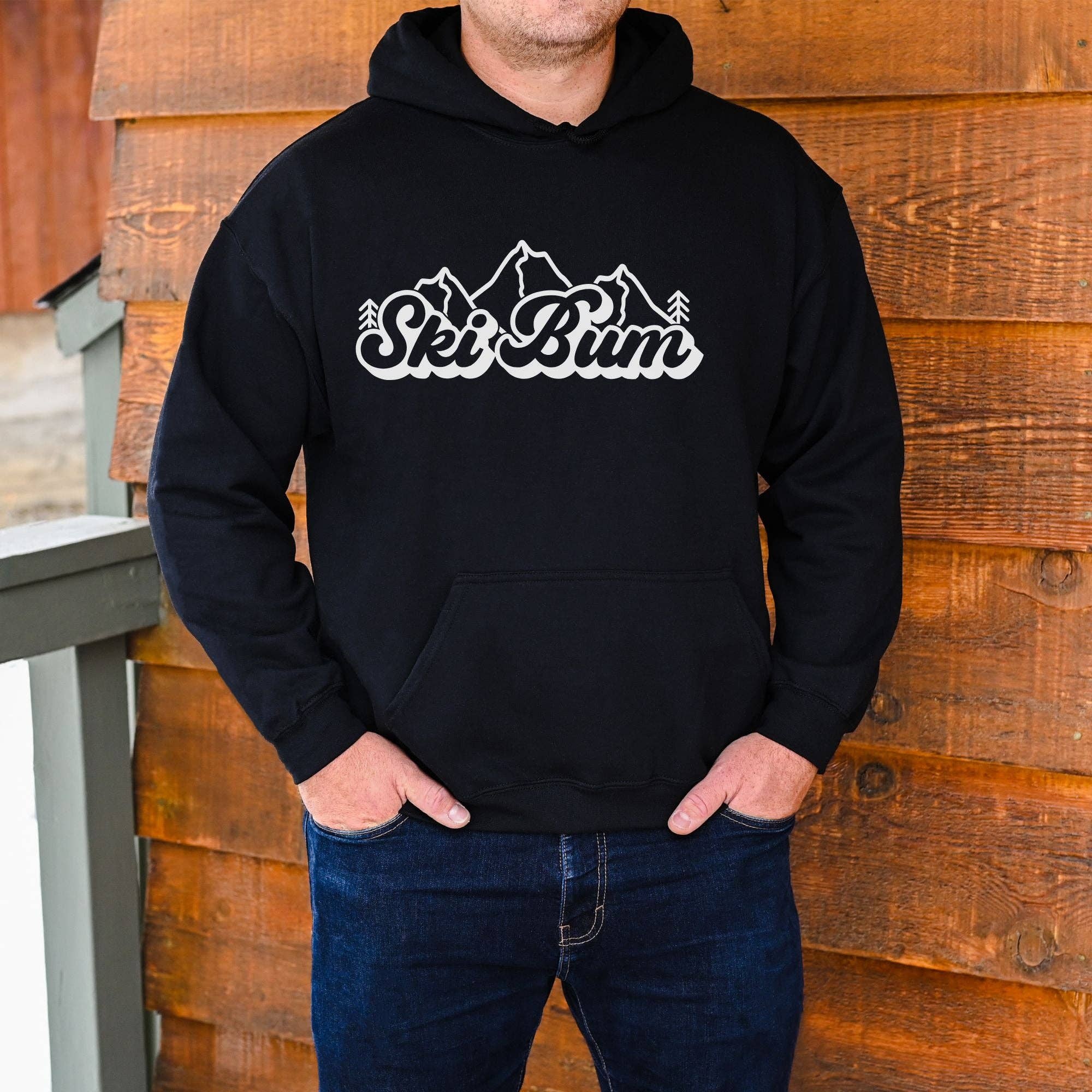 Ski Bum Gildan Sweatshirt *Unisex Fit* 129 T-Shirts, Hoodie | PodTeesHub.com