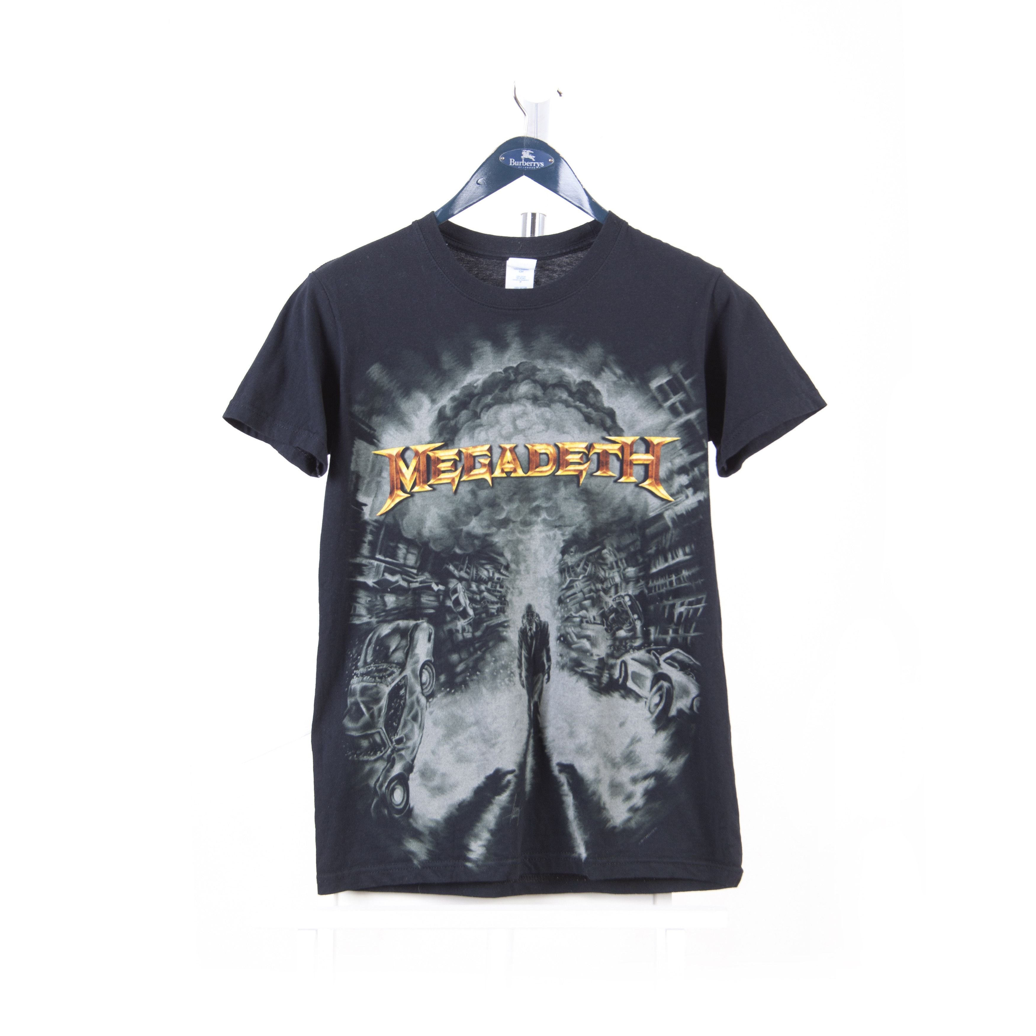 Megadeth 2011 Graphic Band Tee Logo Size S Black Rock Hoodie, Sweatshirt | PodTeesHub.com