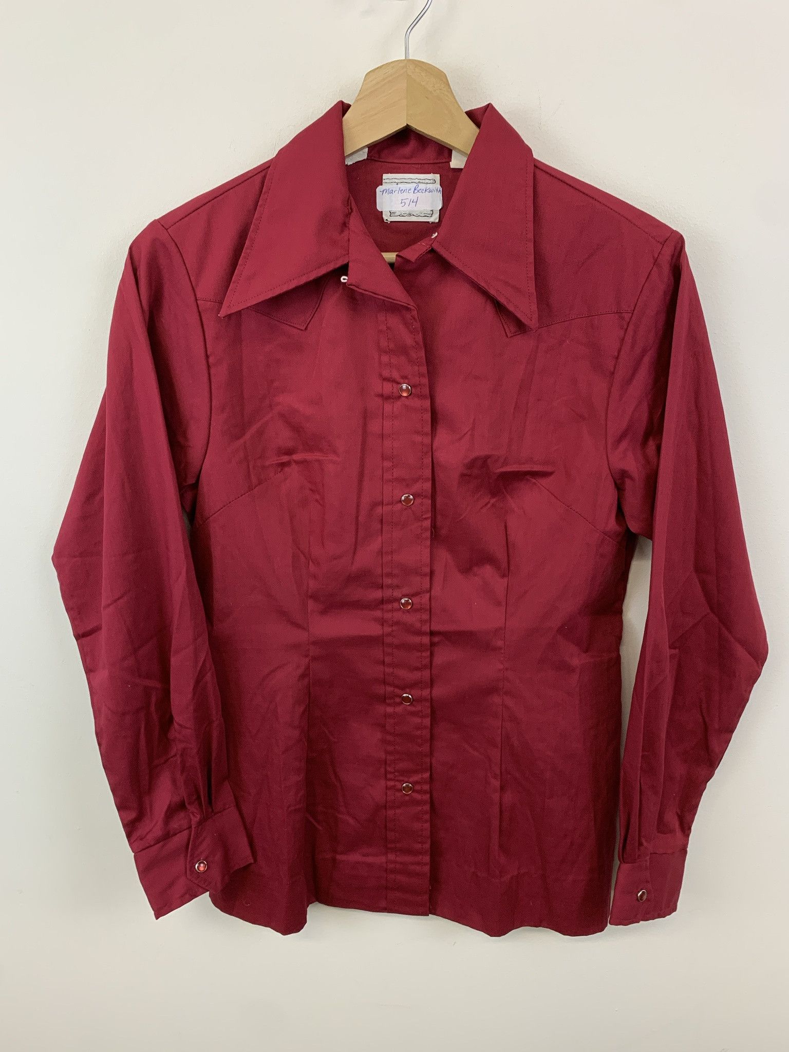 Vintage 1960s Loop Collar Western Shirt Cowboy Rodeo Shirt Size S Hoodie, Sweatshirt | PodTeesHub.com