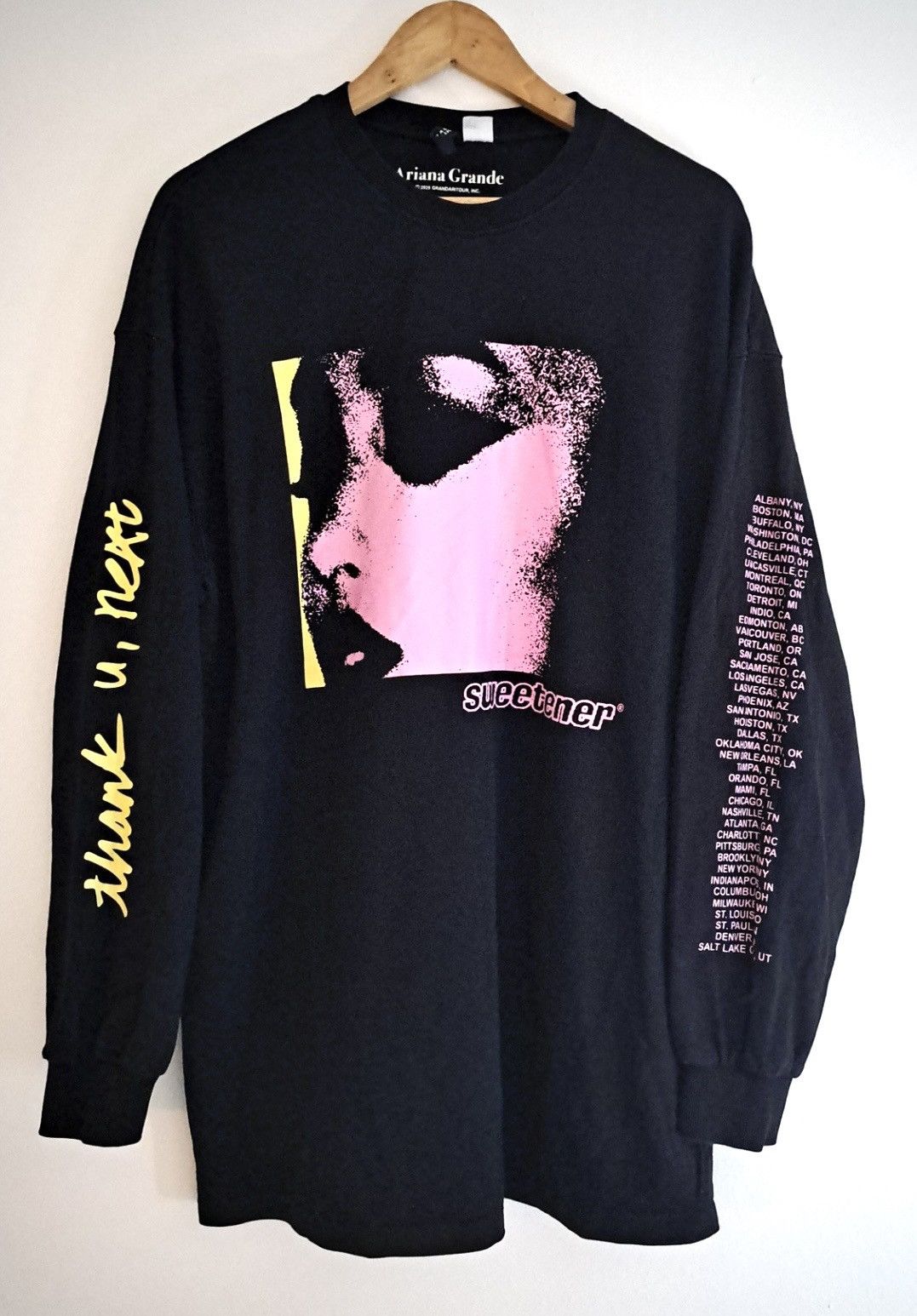 Sweetener X Tour Long Sleeve 2020 T-Shirts, Hoodie, Sweatshirt | PodTeesHub.com