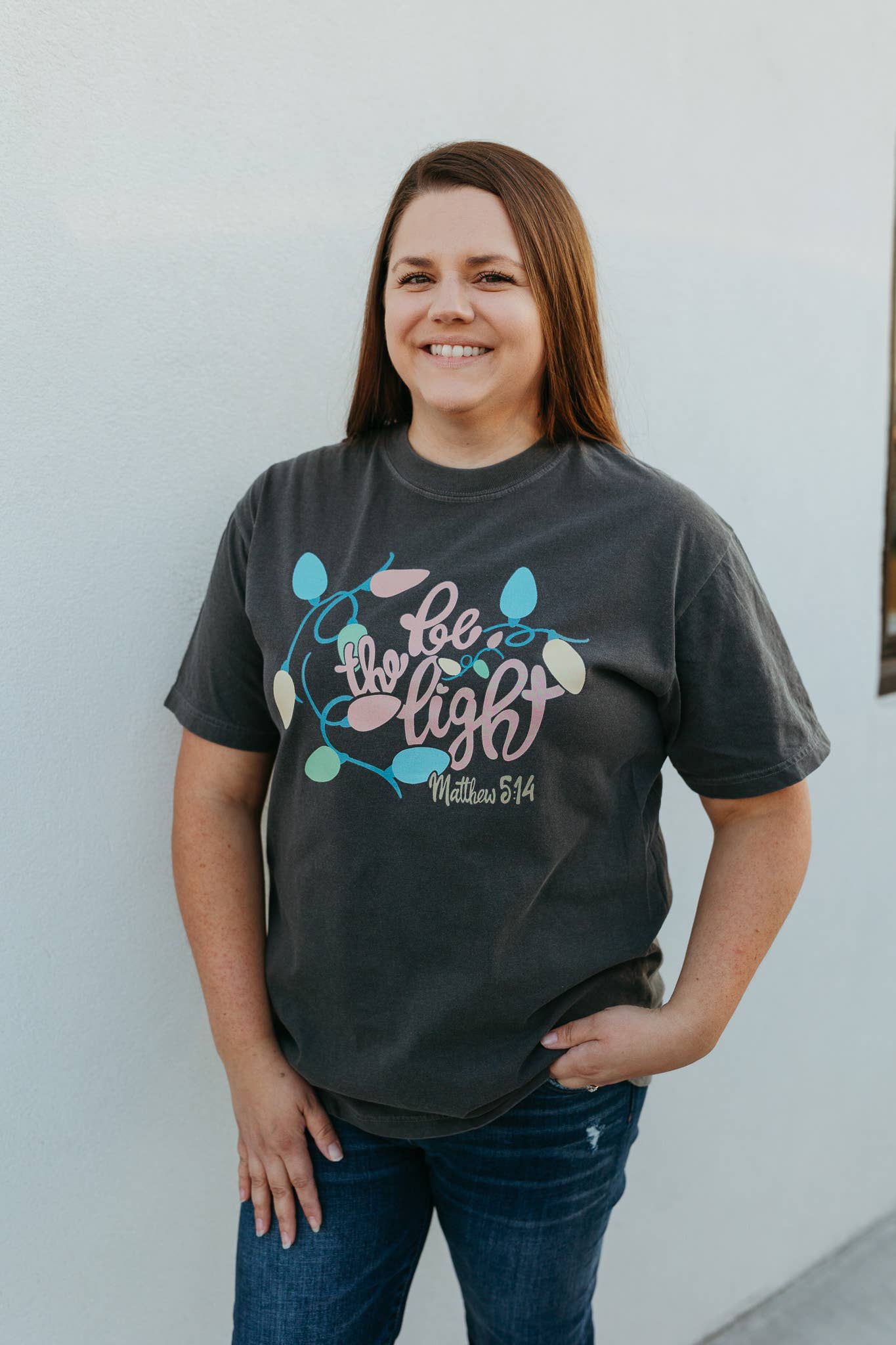 Be the Light Christmas Graphic Tee - Multiple Colors Hoodie, Sweatshirt | PodTeesHub.com