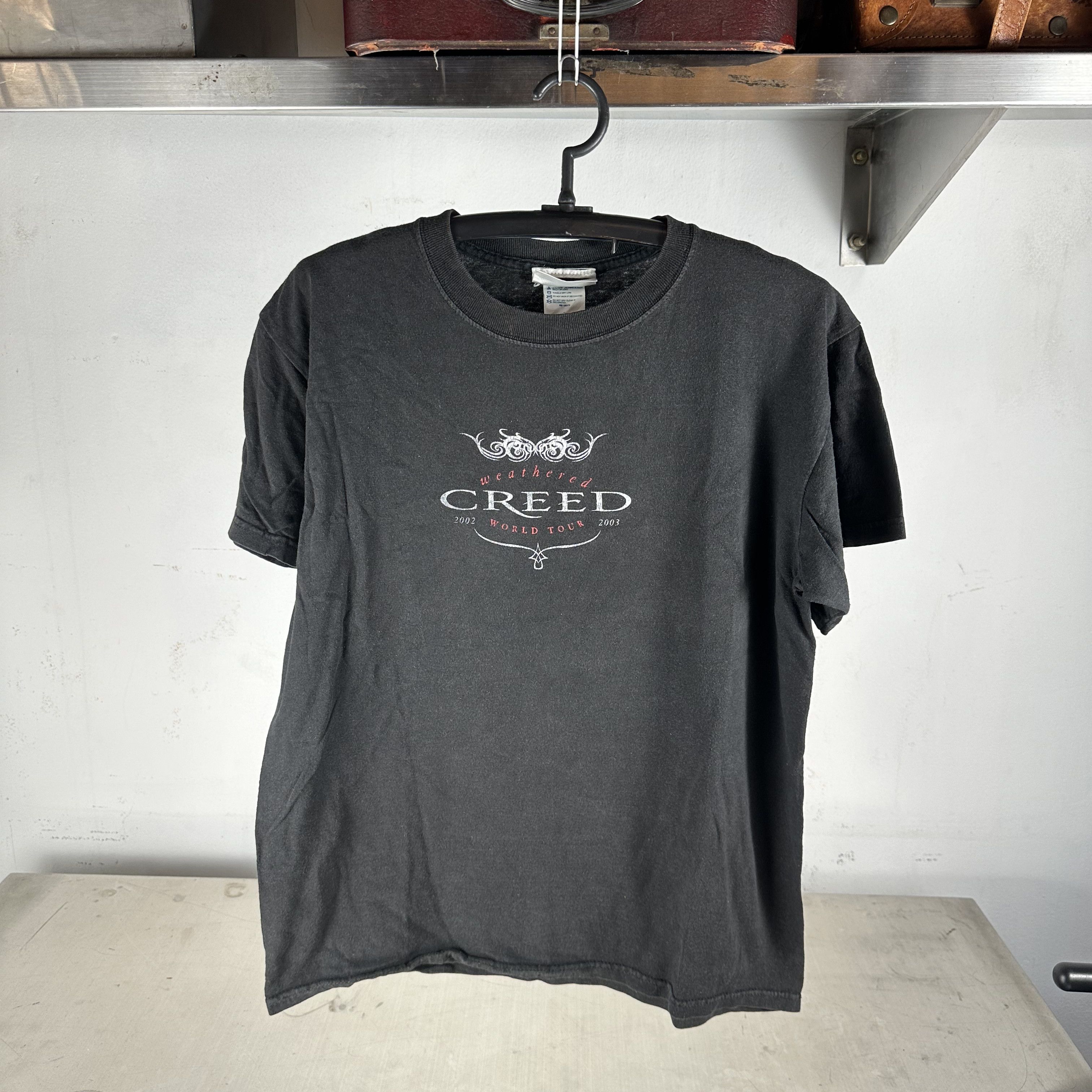 Vintage 2003 Creed Weathered World Tour Rock Band T Shirt Hoodie, Sweatshirt | PodTeesHub.com