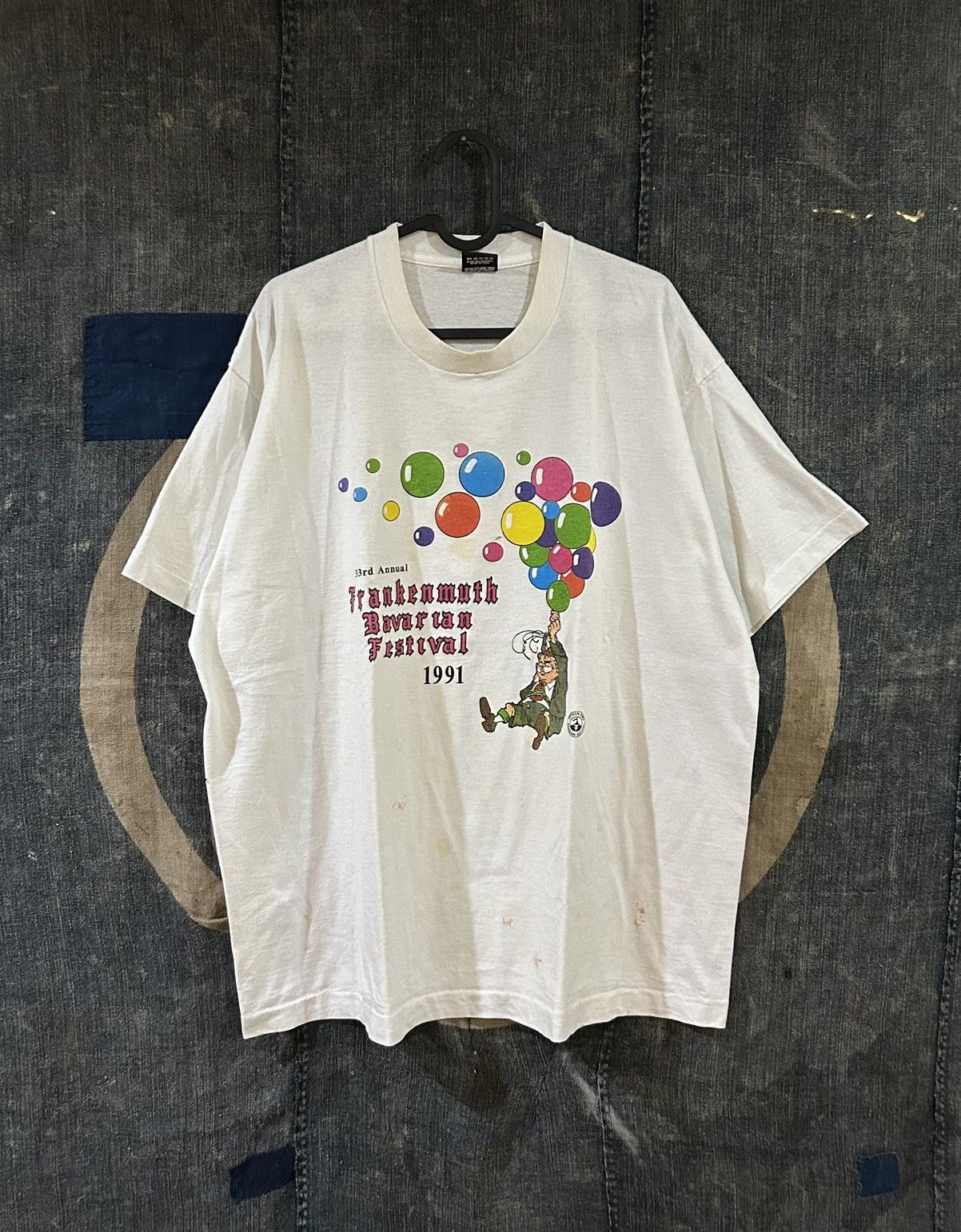 Vintage Bavarian Festival 1991 German Vintage 90s Graphic T Shirt Hoodie, Sweatshirt | PodTeesHub.com