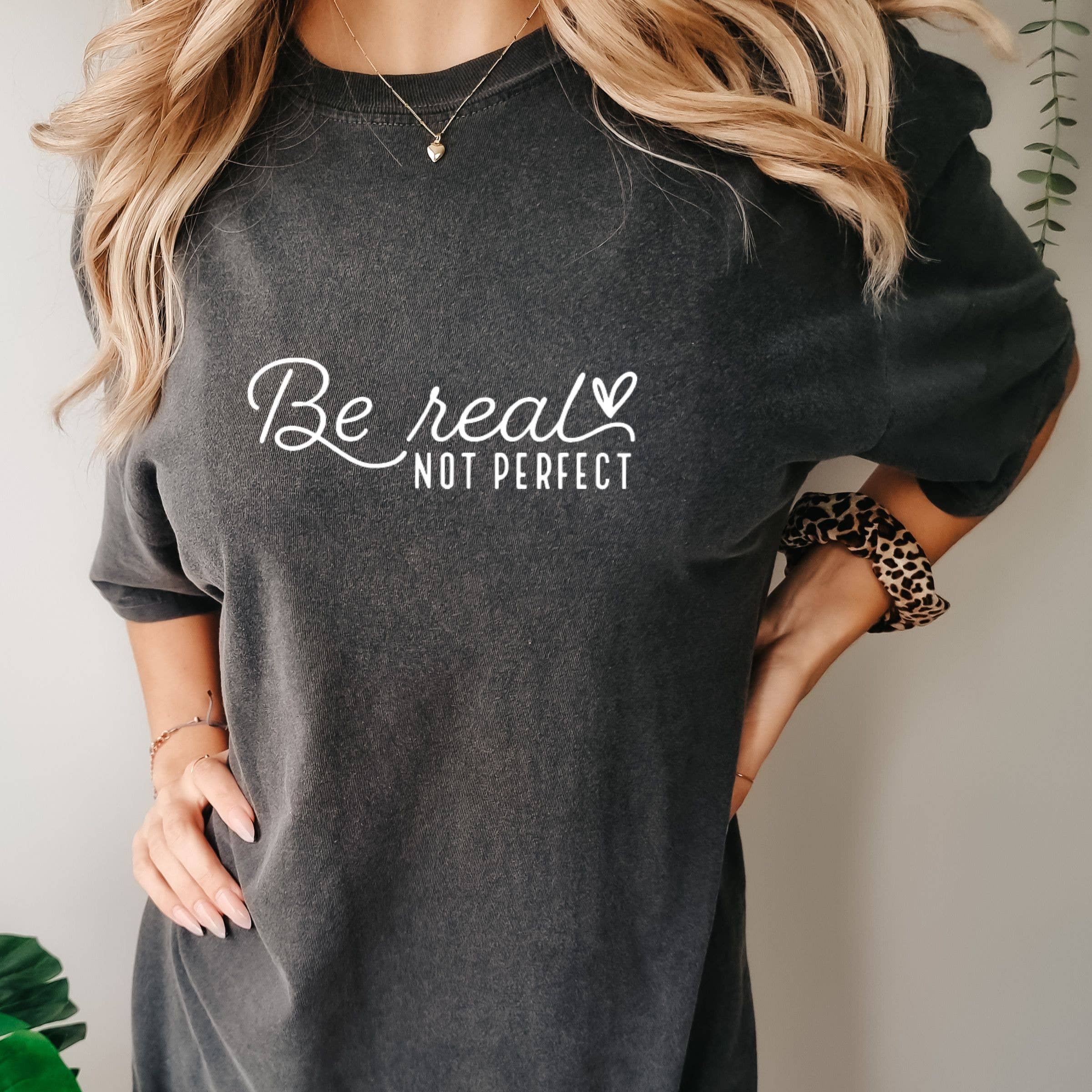 Be Real Not Perfect Tee - Inspirational Tee - Christian Tee Hoodie, Sweatshirt | PodTeesHub.com