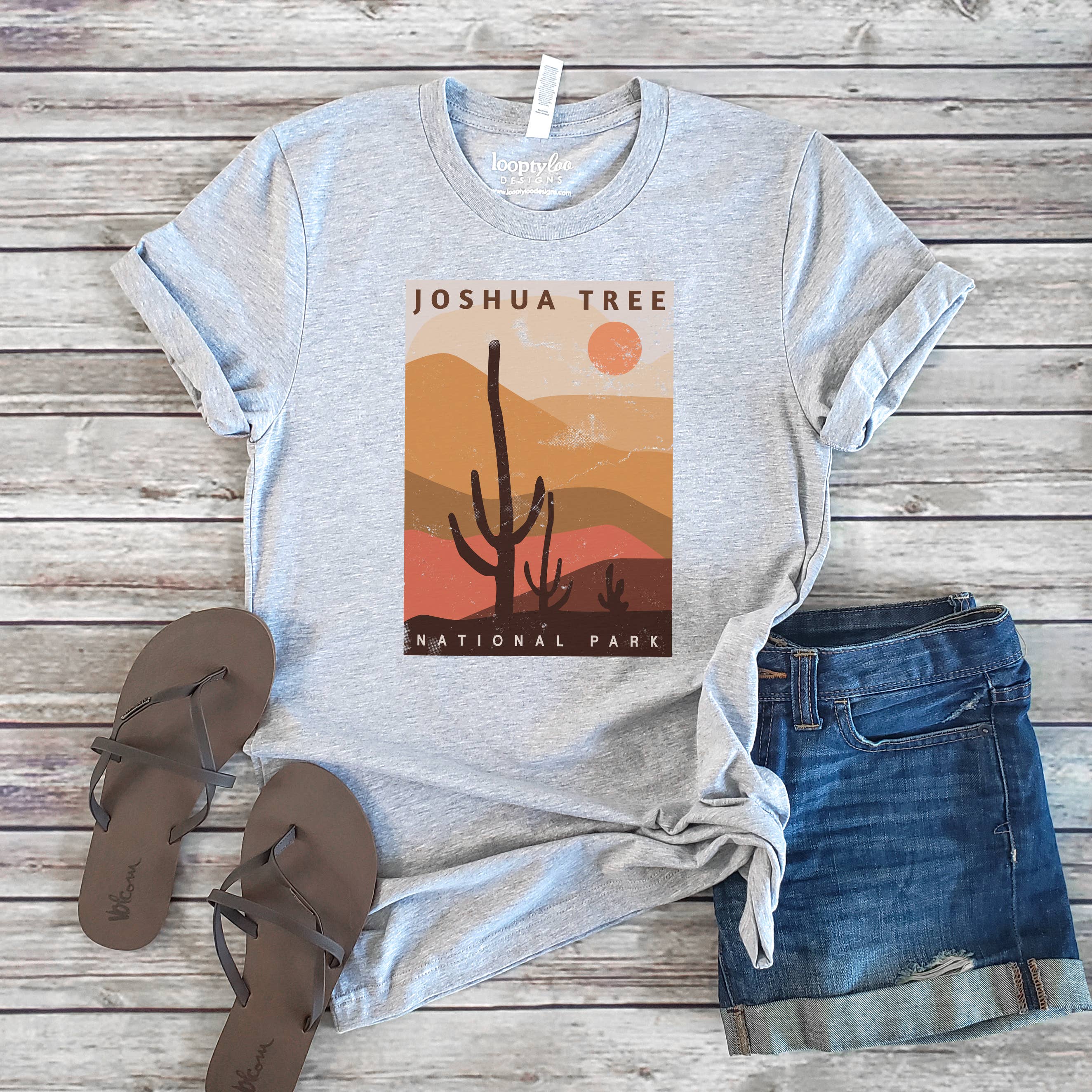 Joshua Tree Tee | National Parks | Sizes XS-2XL Hoodie, Sweatshirt | PodTeesHub.com