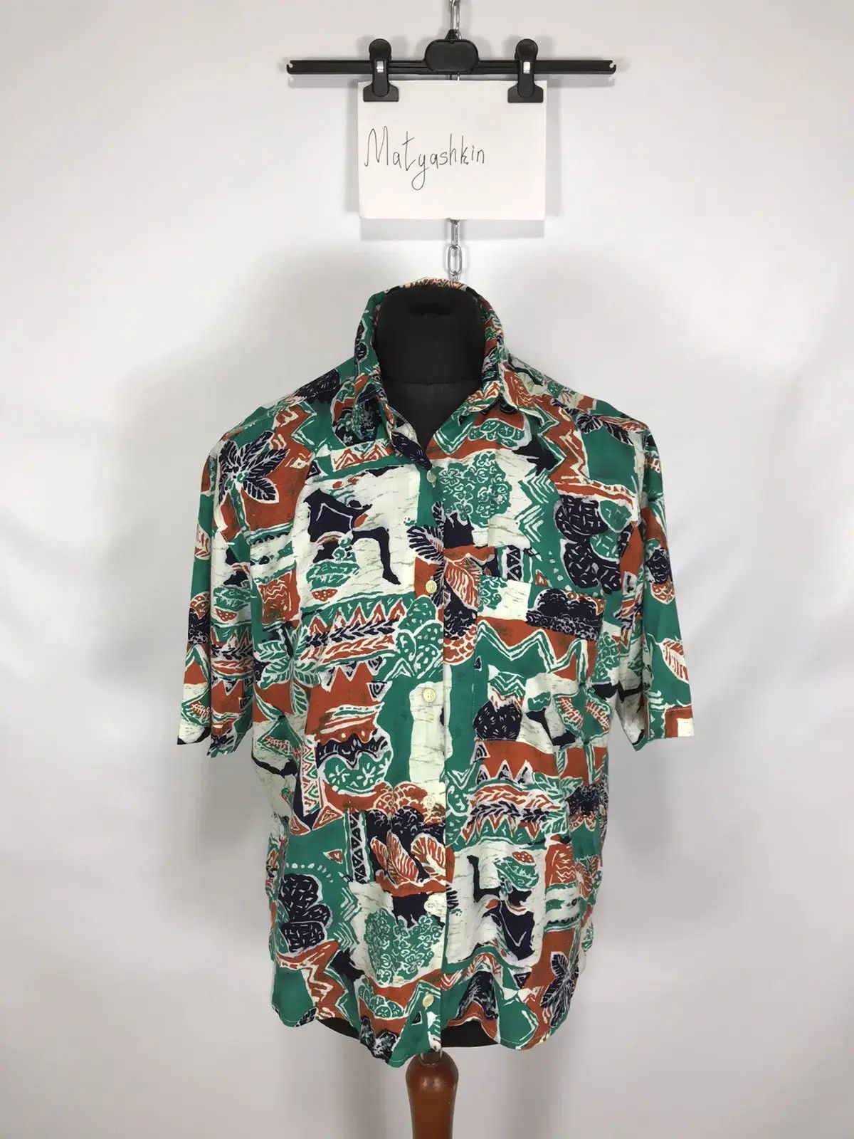 Vintage Hawaiian Shirt Size M Hoodie, Sweatshirt | PodTeesHub.com