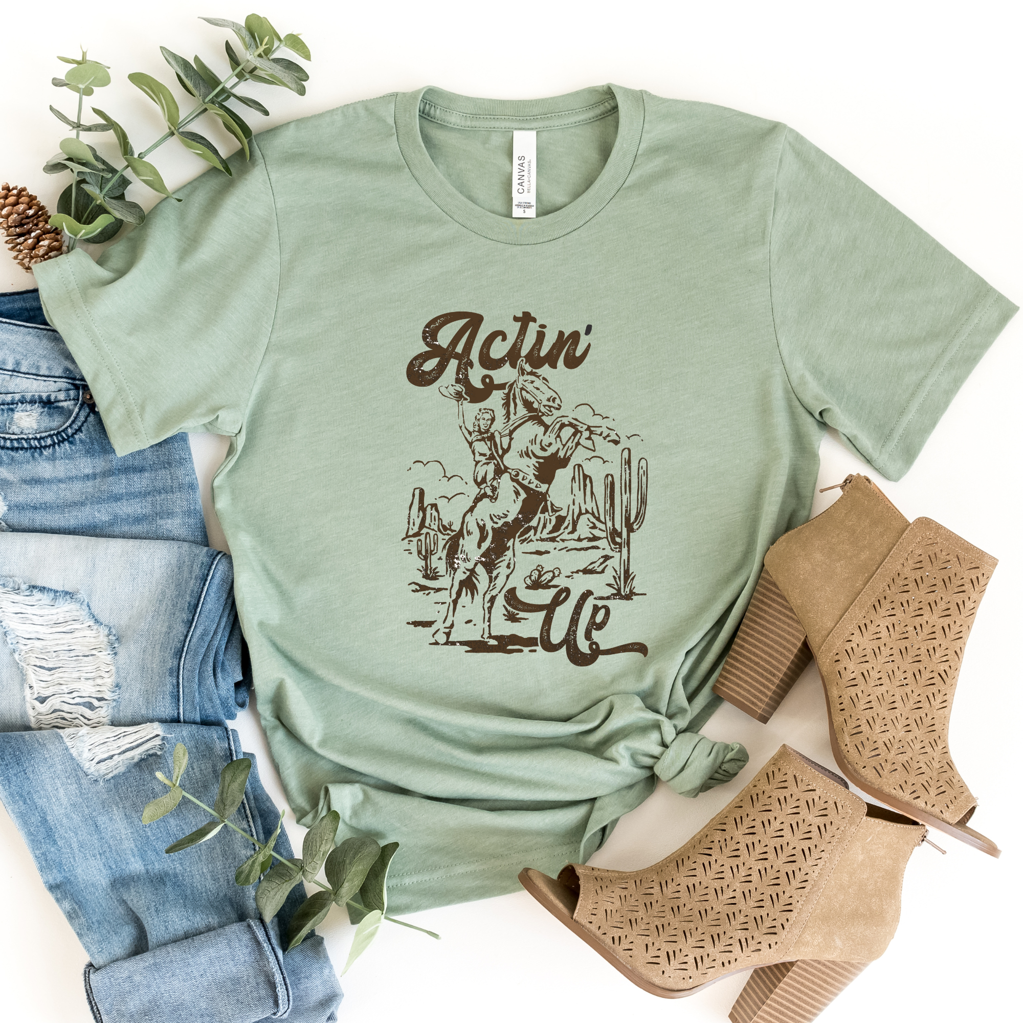 Country Actin Up Graphic Tee Hoodie, Sweatshirt | PodTeesHub.com