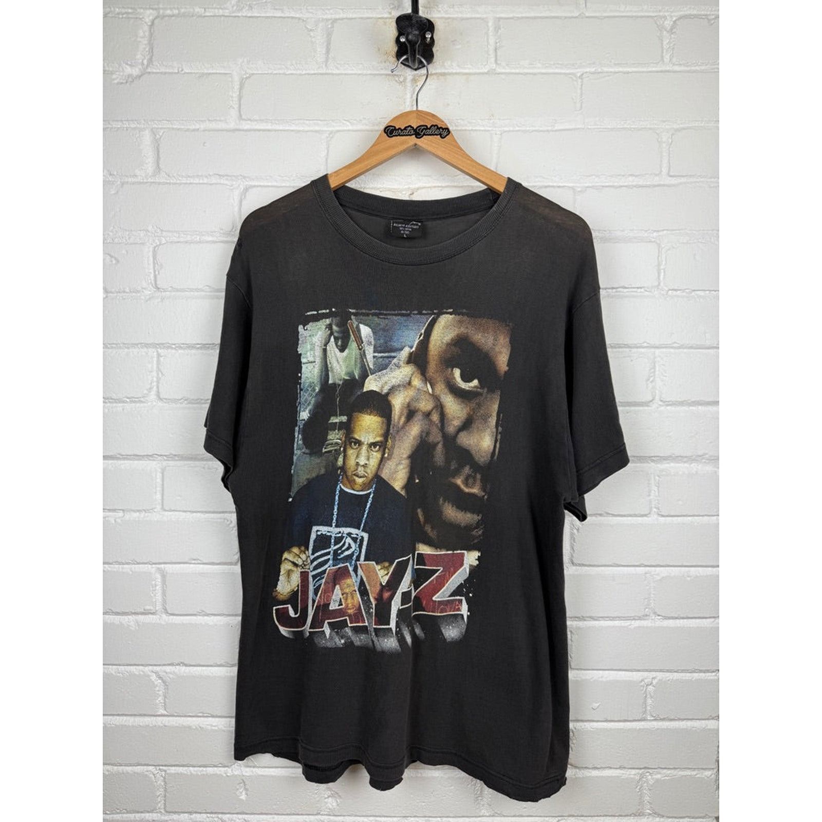 Vintage 90s Jay Z Rap Tee Parking Lot Music Tour T Shirt L Hoodie, Sweatshirt | PodTeesHub.com