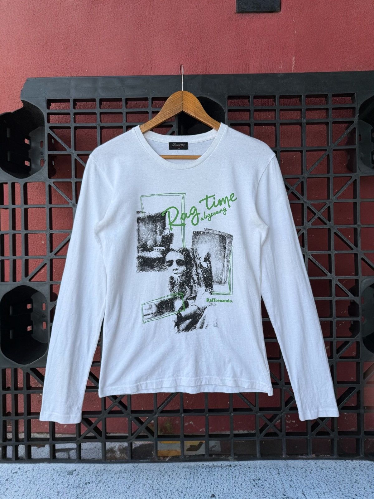 Japanese Brand Vintage Men S Bigi Rag Time Raffrenando Graphic Tee Hoodie, Sweatshirt | PodTeesHub.com
