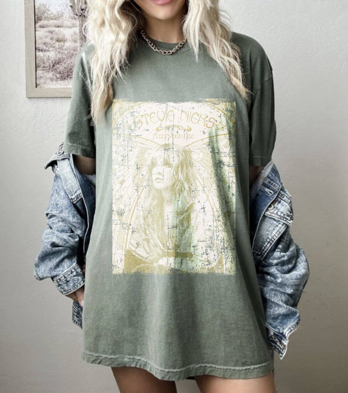 Enchanting Rock Style Stevie Nicks Graphic Tee Hoodie, Sweatshirt | PodTeesHub.com