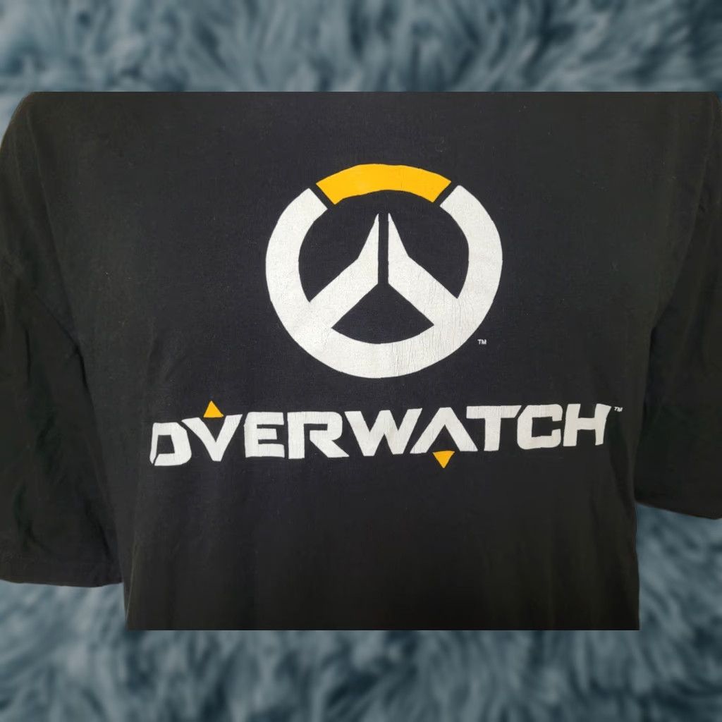 Vintage Overwatch T Shirt Blizzard Entertainment Men 3xl Black Crew Neck Short Sleeve Graphi Hoodie, Sweatshirt