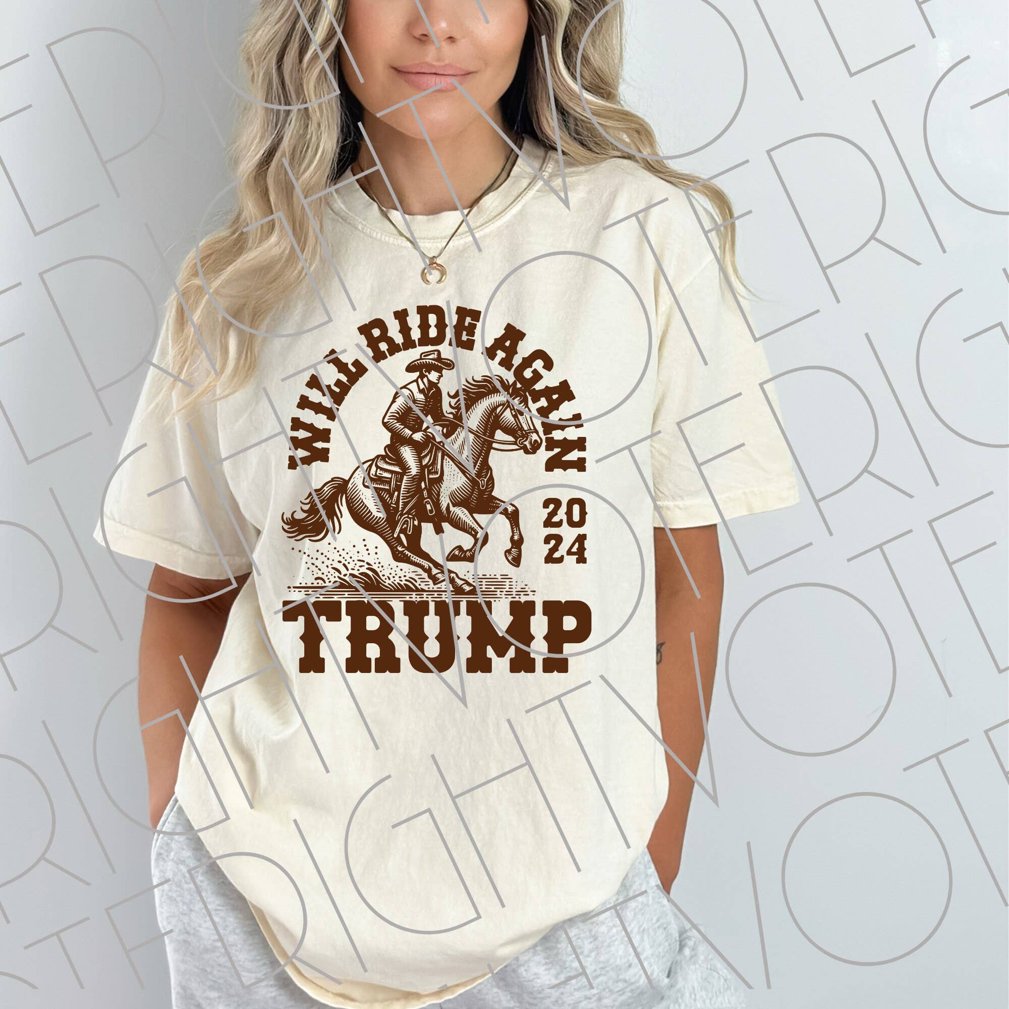 Trump Cowboy Proud Conservative Sweatshirt Patriotic T-Shirts, Hoodie | PodTeesHub.com