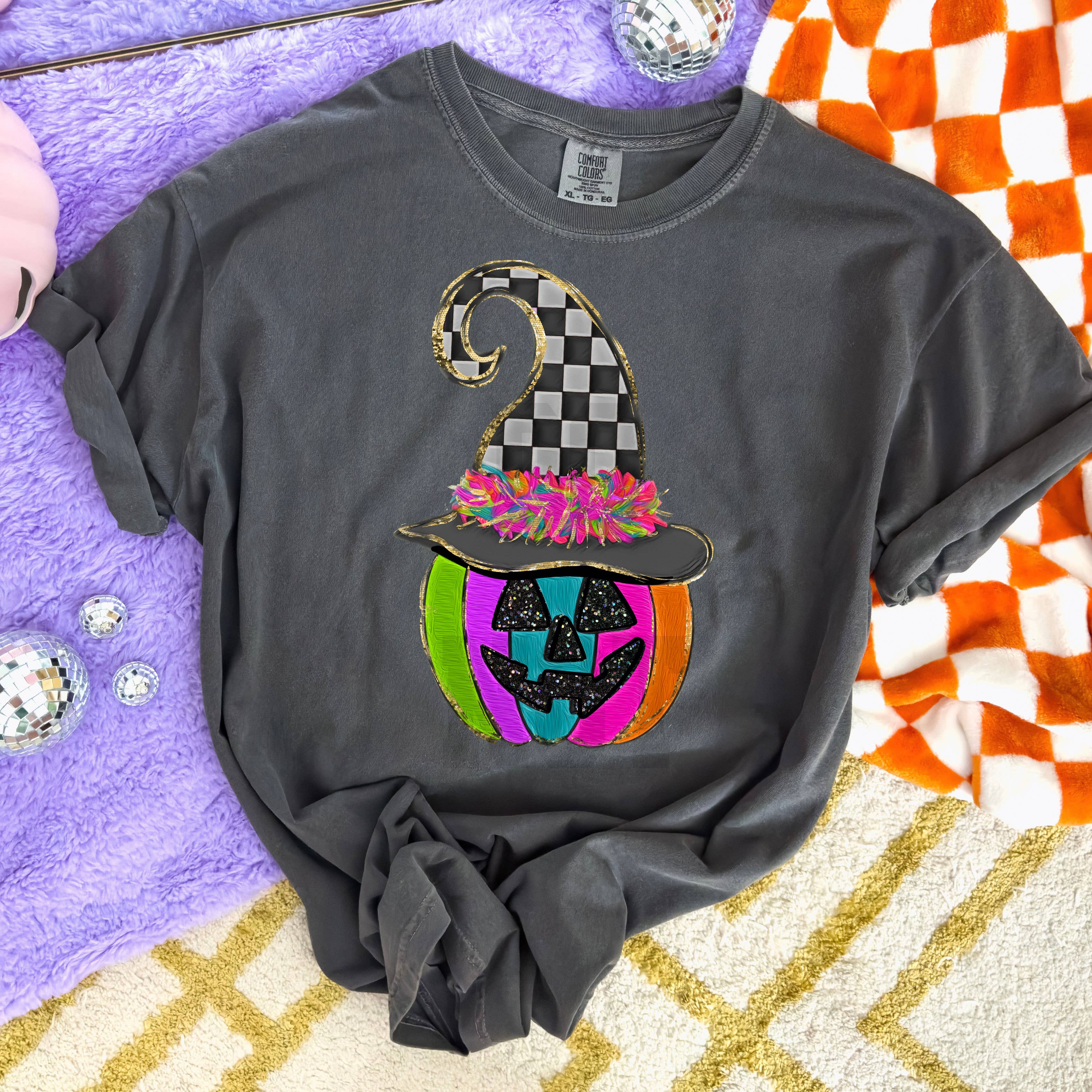 Preppy Checkered Pumpkin Tee Hoodie, Sweatshirt | PodTeesHub.com