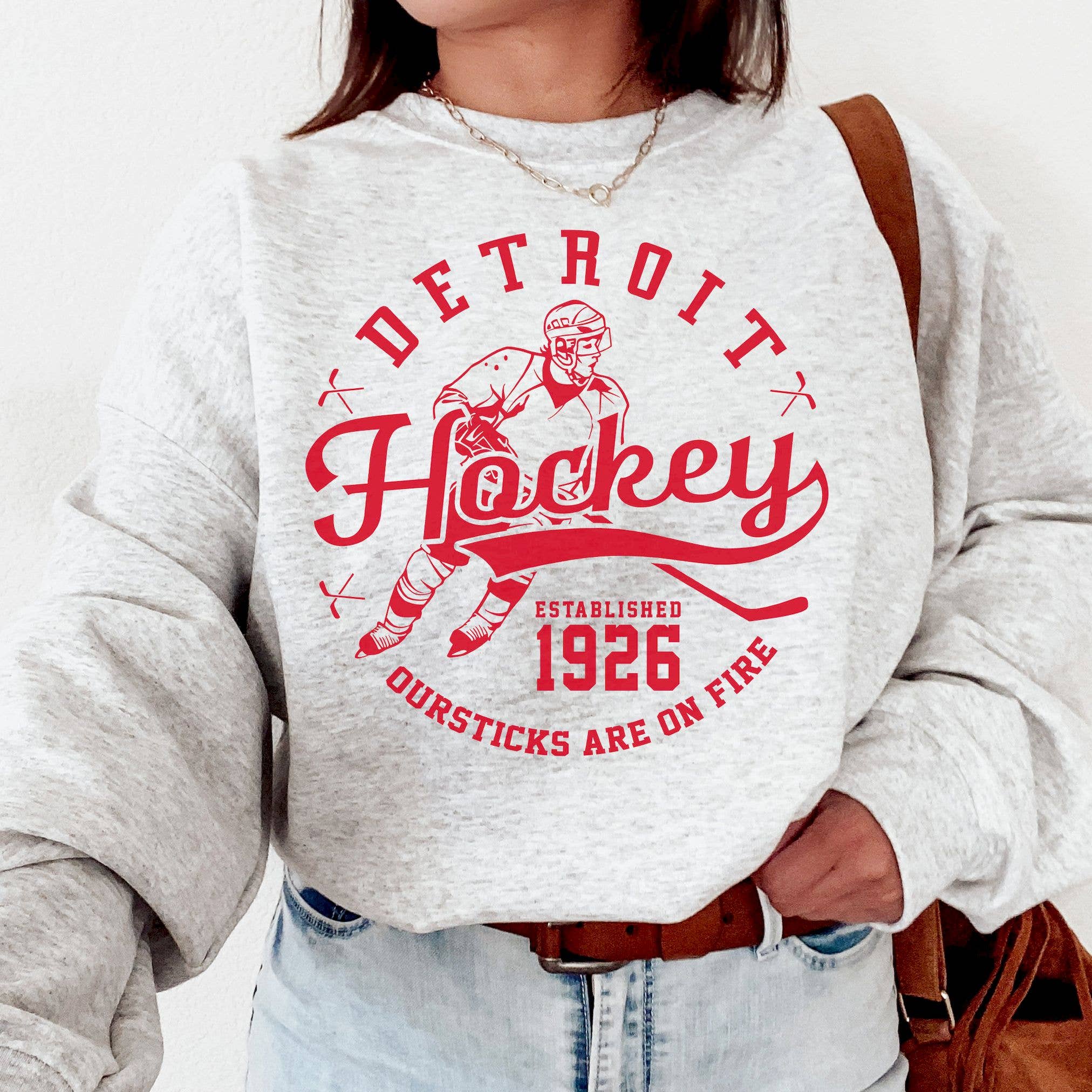 Vintage Detroit Red Wings 1926 Retro Ice Hockey Sweatshirt T-Shirts, Hoodie | PodTeesHub.com