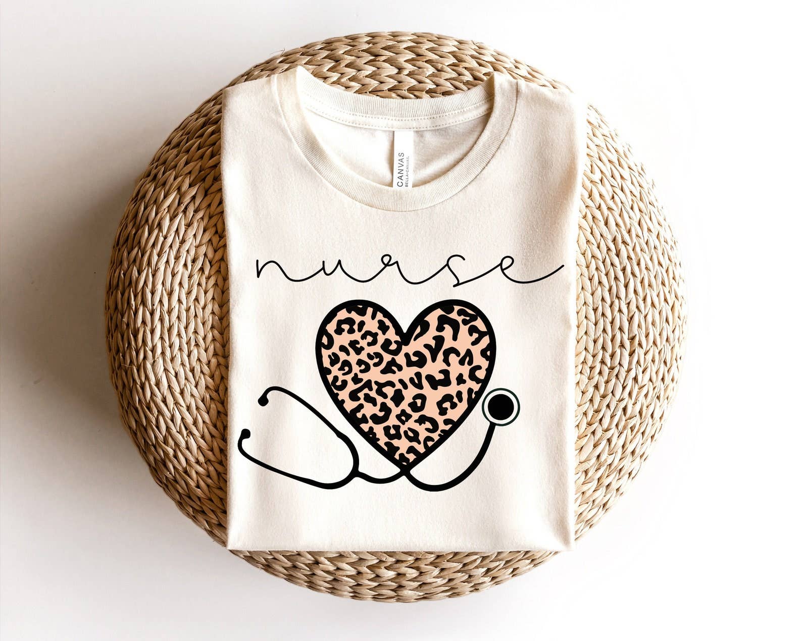 Leopard Nurse Stethoscope T-Shirt Hoodie, Sweatshirt | PodTeesHub.com